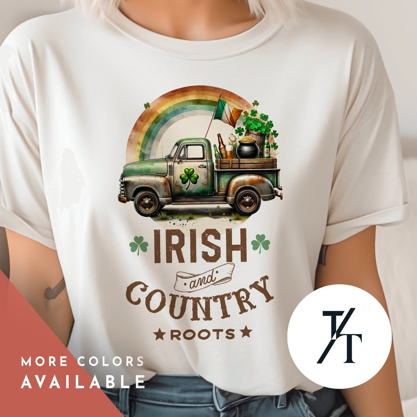 Womens St Patricks, Country Girl Shirt, St Patricks Day Tee, St Paddys Day Shirt, Irish Women Shirt, Country Girl Tee, country Music Shirt