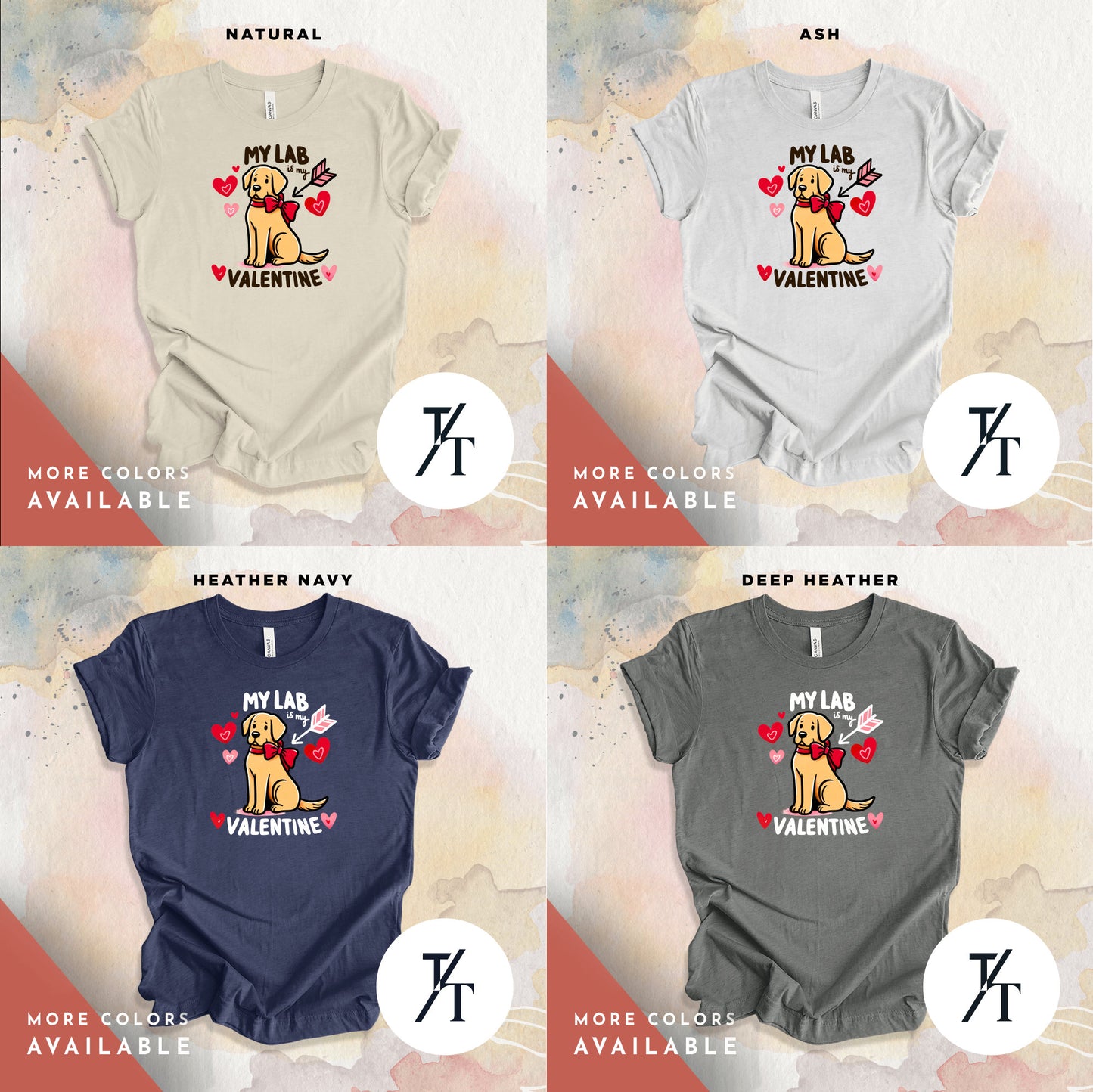 My lab is my Valentine, Labrador Retriever, Labrador Valentine, Yellow Lab Gifts, Labrador Mom, Dog Valentine Shirt, Dog Mom Valentines