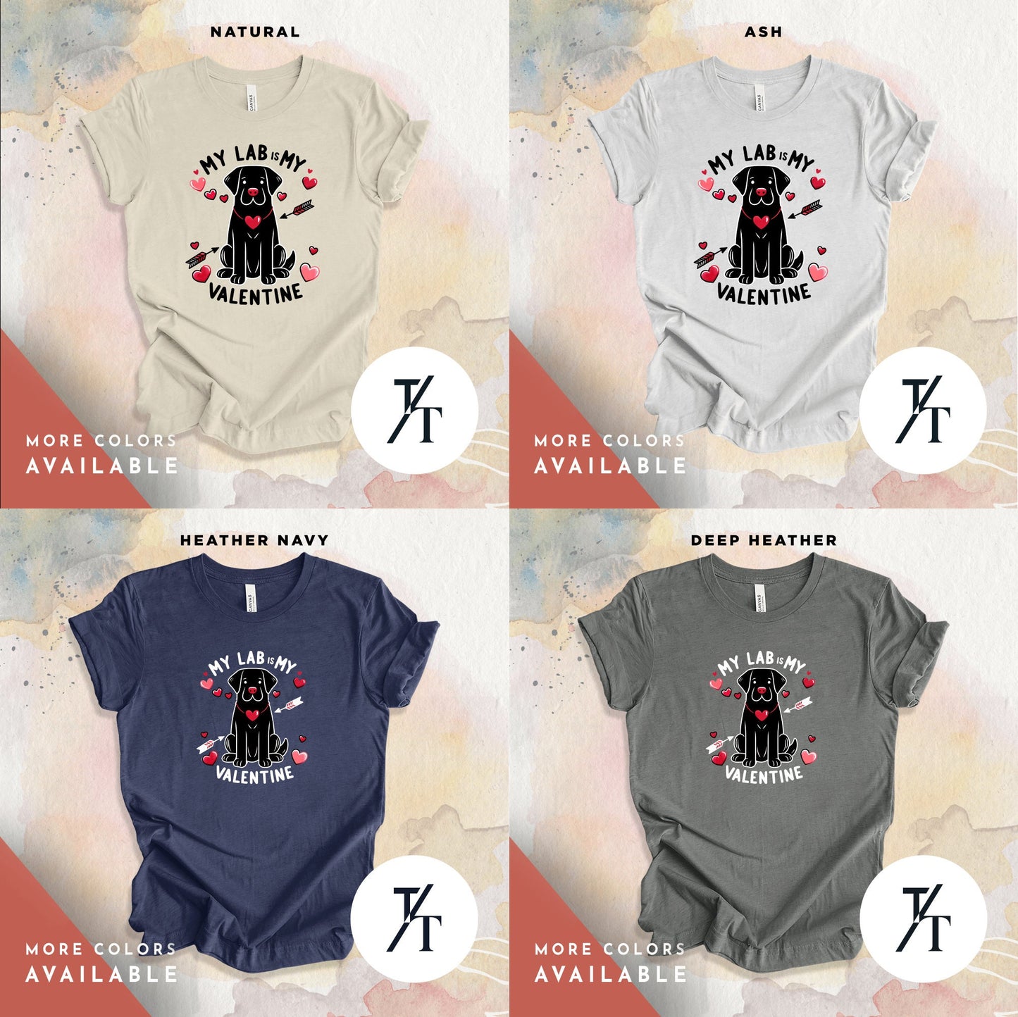 My lab is my Valentine, Labrador Retriever, Labrador Valentine, Black Lab Gifts, Labrador Mom, Dog Valentine Shirt, Dog Mom Valentines