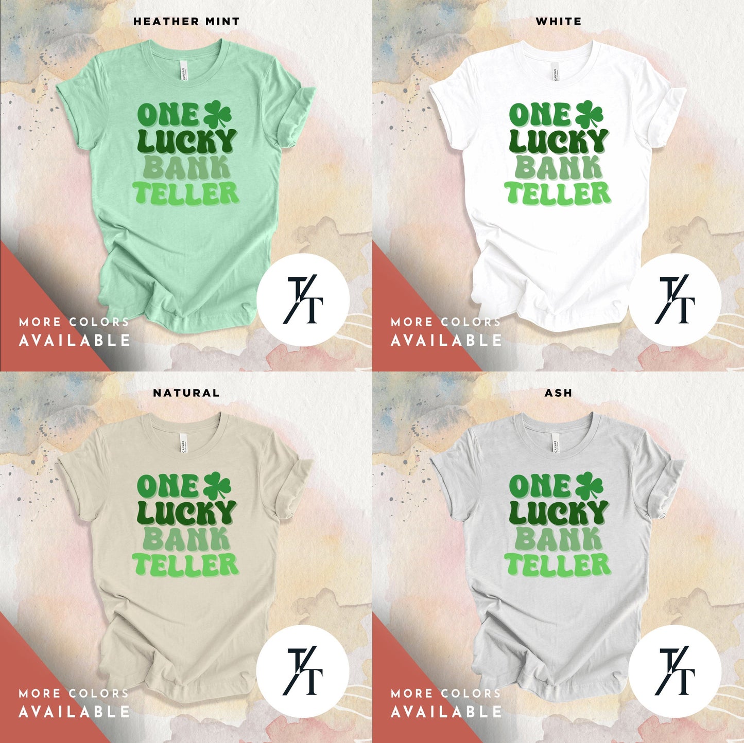 Saint Patricks Day Bank Teller Shirt, Shamrock Shirt, Saint Patricks Day, Gift For Banker, Best Bank Teller, St Patricks Day Tee, St Pattys