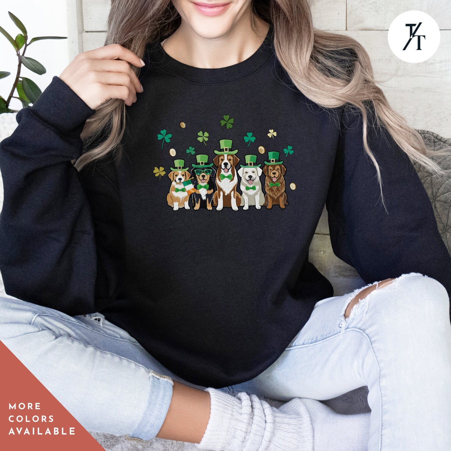 Saint patricks day Dog Sweatshirt, st patrick s day shirt, Shamrock Sweatshirt, dog st paddys day shirt, slainte sweatshirt, irish sweater