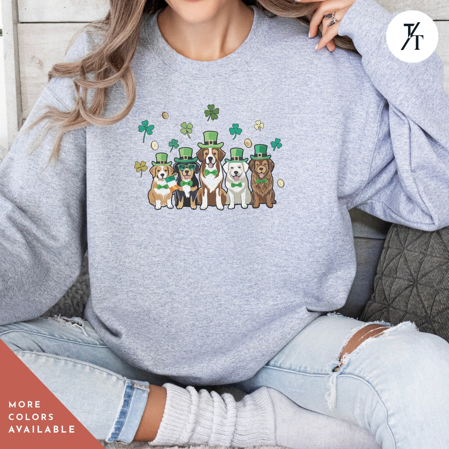 Saint patricks day Dog Sweatshirt, st patrick s day shirt, Shamrock Sweatshirt, dog st paddys day shirt, slainte sweatshirt, irish sweater