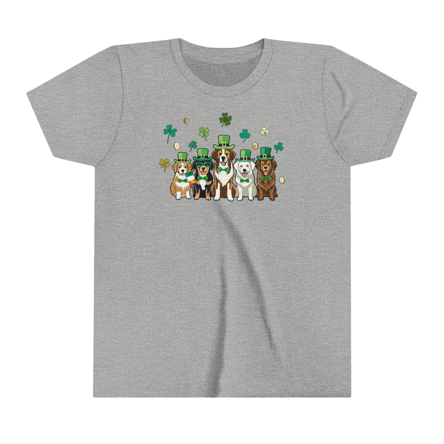 St Patricks Day Tshirts Kids Dog Shirt, Funny Irish Shamrock Tee, Toddler Lucky Charm Top, Kids St Patrick's Day Dog Tee, Boys & Girls tee