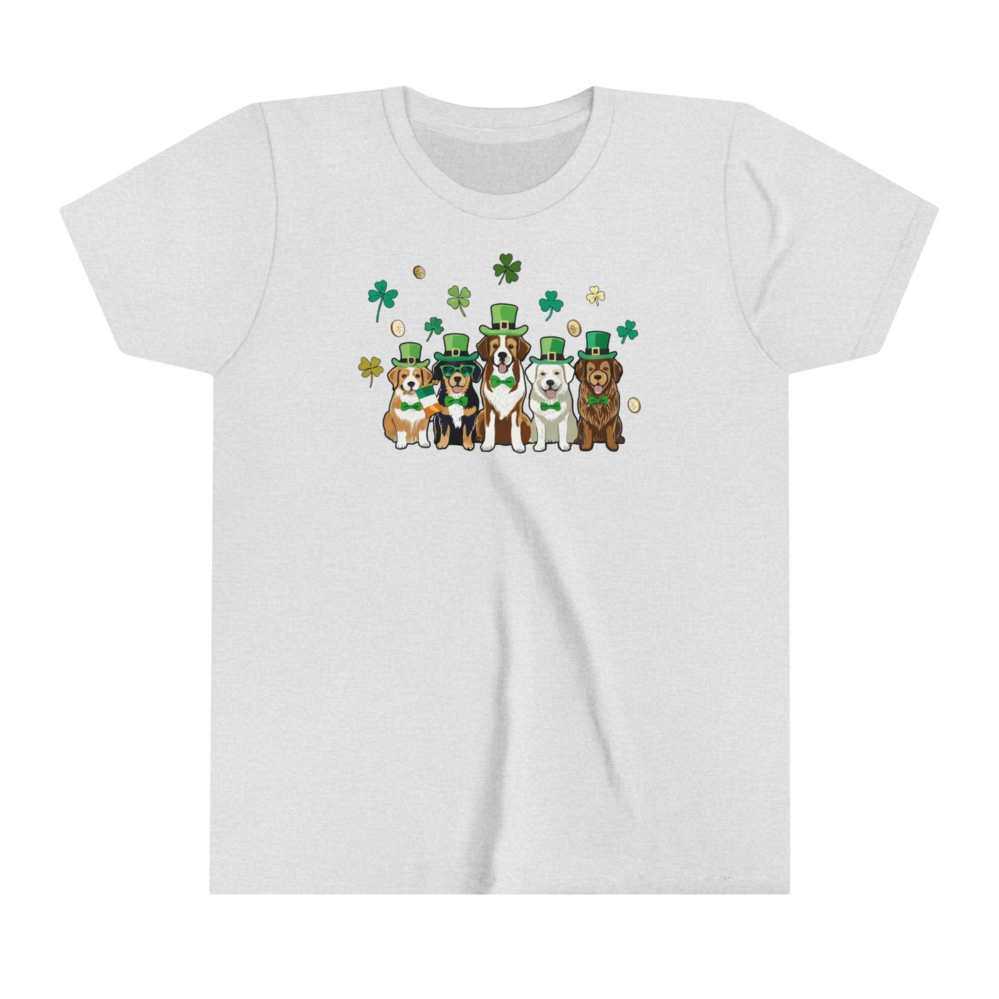 St Patricks Day Tshirts Kids Dog Shirt, Funny Irish Shamrock Tee, Toddler Lucky Charm Top, Kids St Patrick's Day Dog Tee, Boys & Girls tee