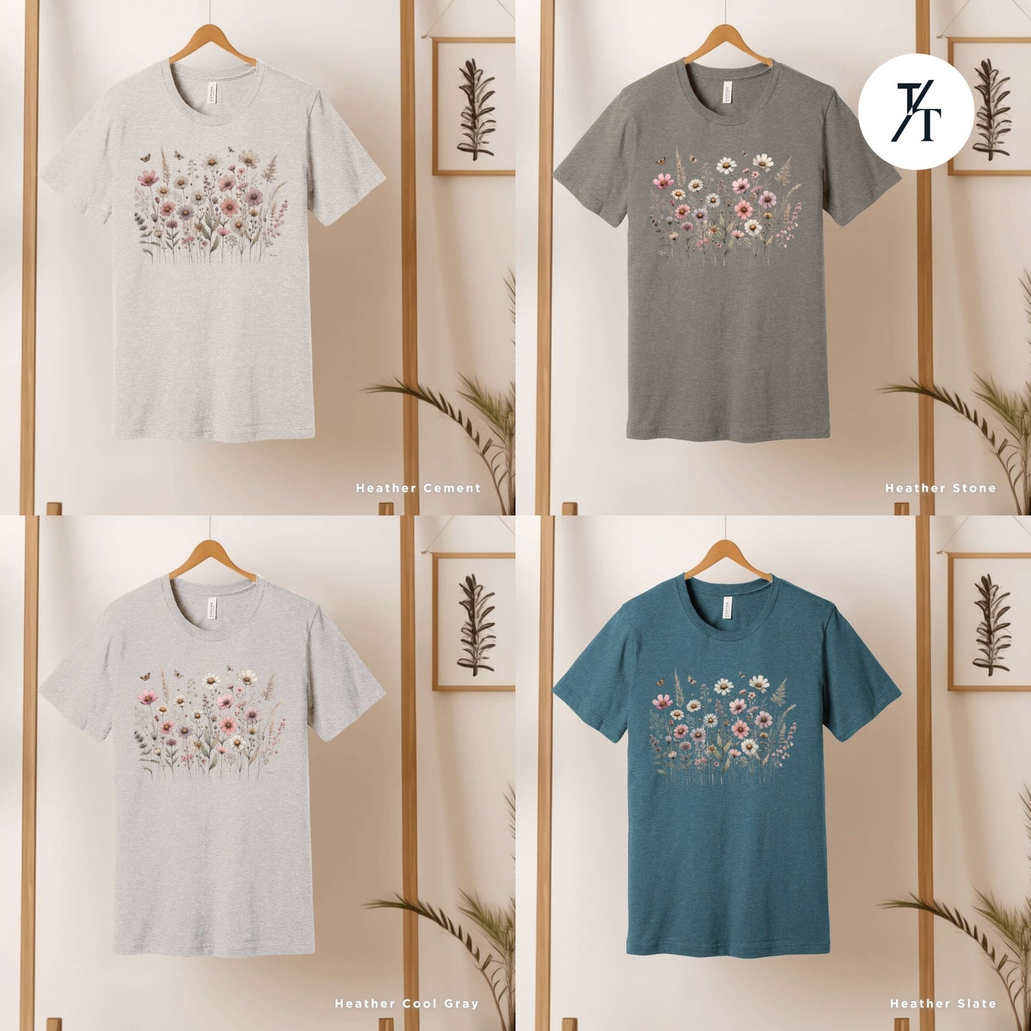 Wildflower Tshirt | Flower Heart Shirt | Nature Lover Shirt | Floral Sweatshirt | Wildflower T-Shirt | Inspirational Shirt | Gift For Women
