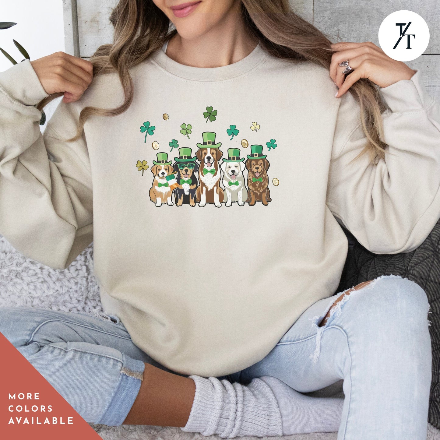 Saint patricks day Dog Sweatshirt, st patrick s day shirt, Shamrock Sweatshirt, dog st paddys day shirt, slainte sweatshirt, irish sweater