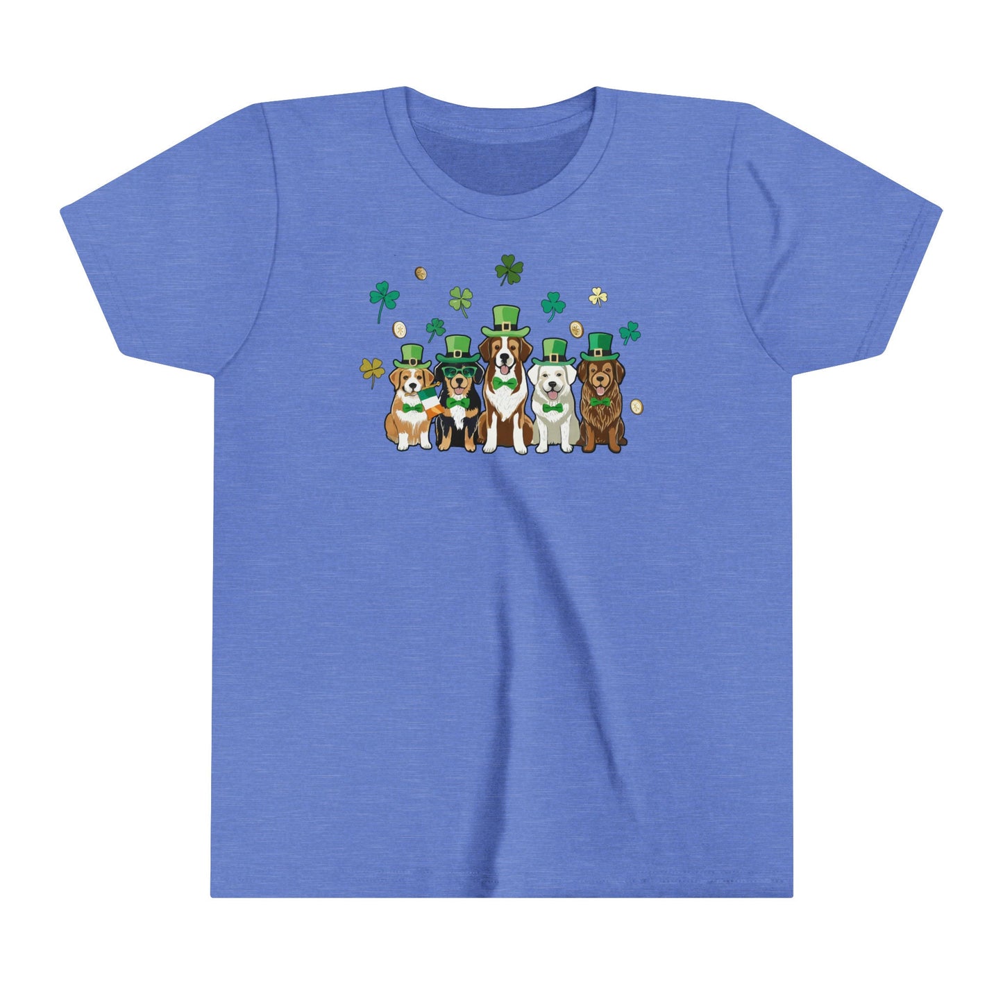 St Patricks Day Tshirts Kids Dog Shirt, Funny Irish Shamrock Tee, Toddler Lucky Charm Top, Kids St Patrick's Day Dog Tee, Boys & Girls tee