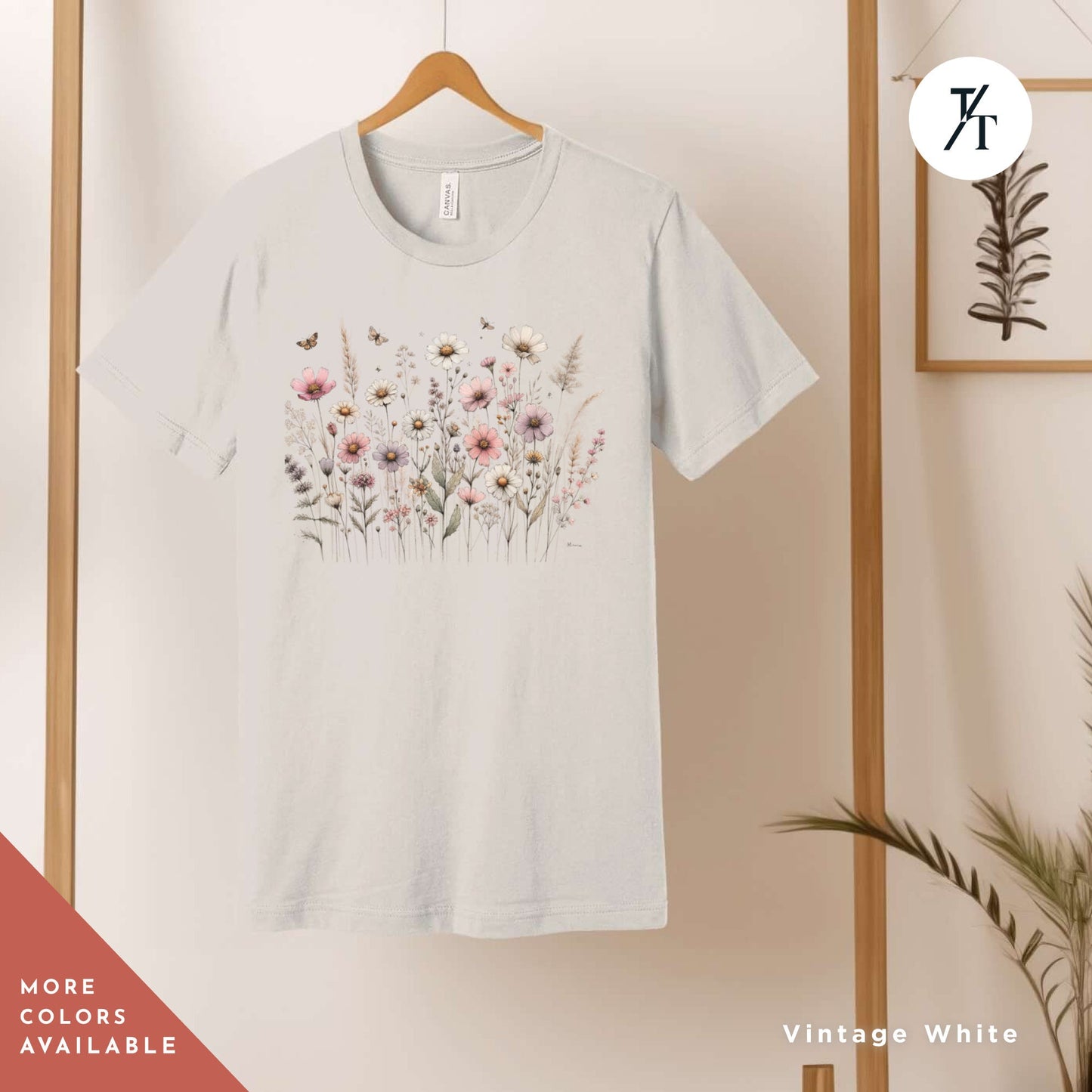 Wildflower Tshirt | Flower Heart Shirt | Nature Lover Shirt | Floral Sweatshirt | Wildflower T-Shirt | Inspirational Shirt | Gift For Women