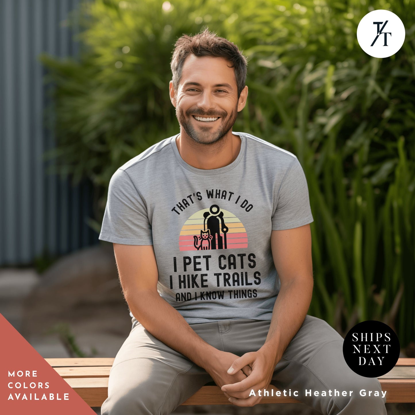 cats and hiking shirt, cat mom hiker shirt, hiking gifts for cat lovers, Nature Lover Gift, Funny Hikers tshirt