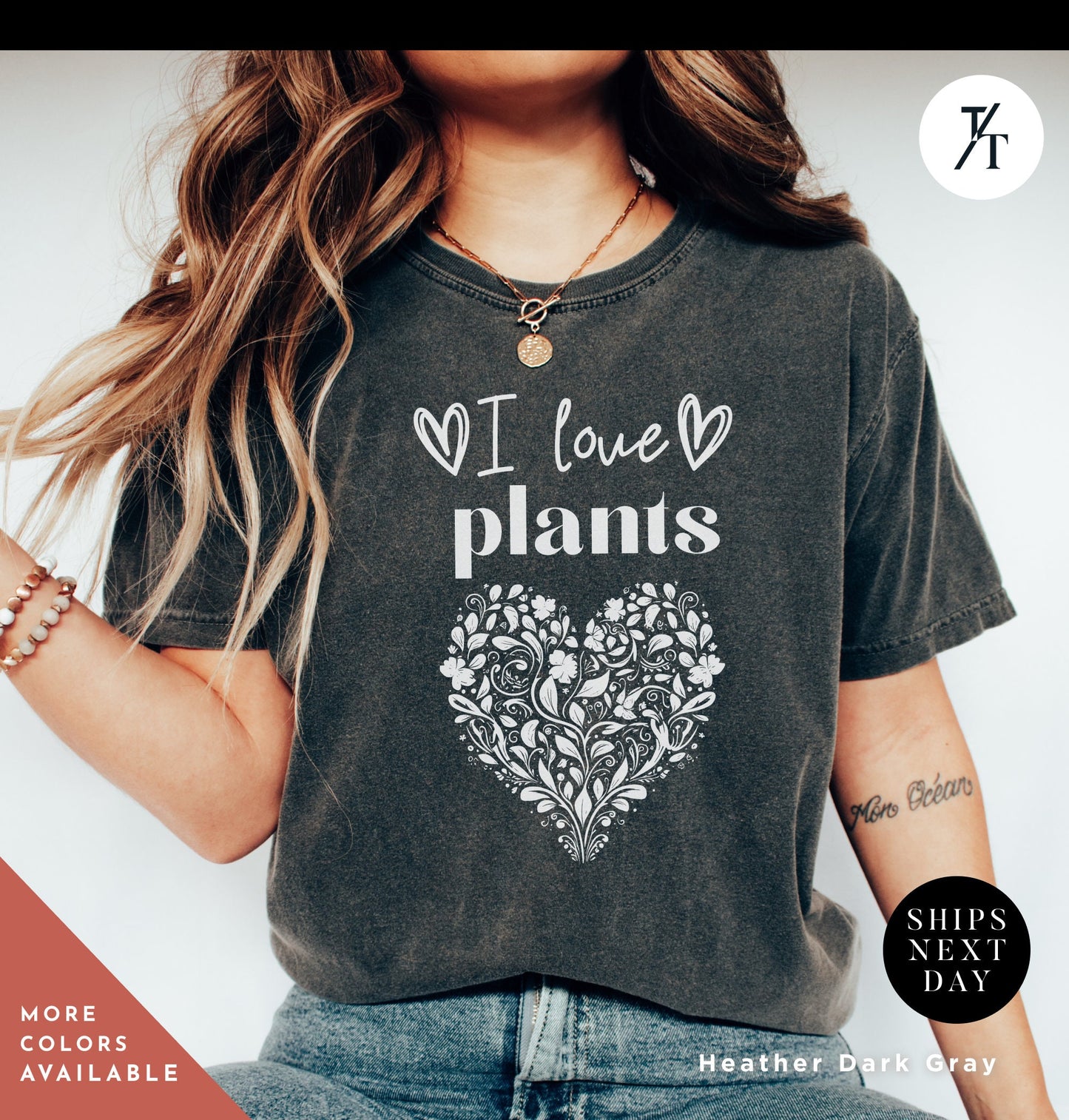 I Love Plants Shirt, Plant Lover Shirt, Gift For Mom, garden shirts bestseller, Plant Lady tshirt, Plants Lover tee, Gardener tee