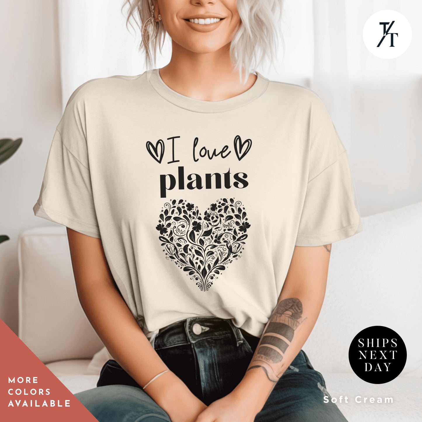 I Love Plants Shirt, Plant Lover Shirt, Gift For Mom, garden shirts bestseller, Plant Lady tshirt, Plants Lover tee, Gardener tee