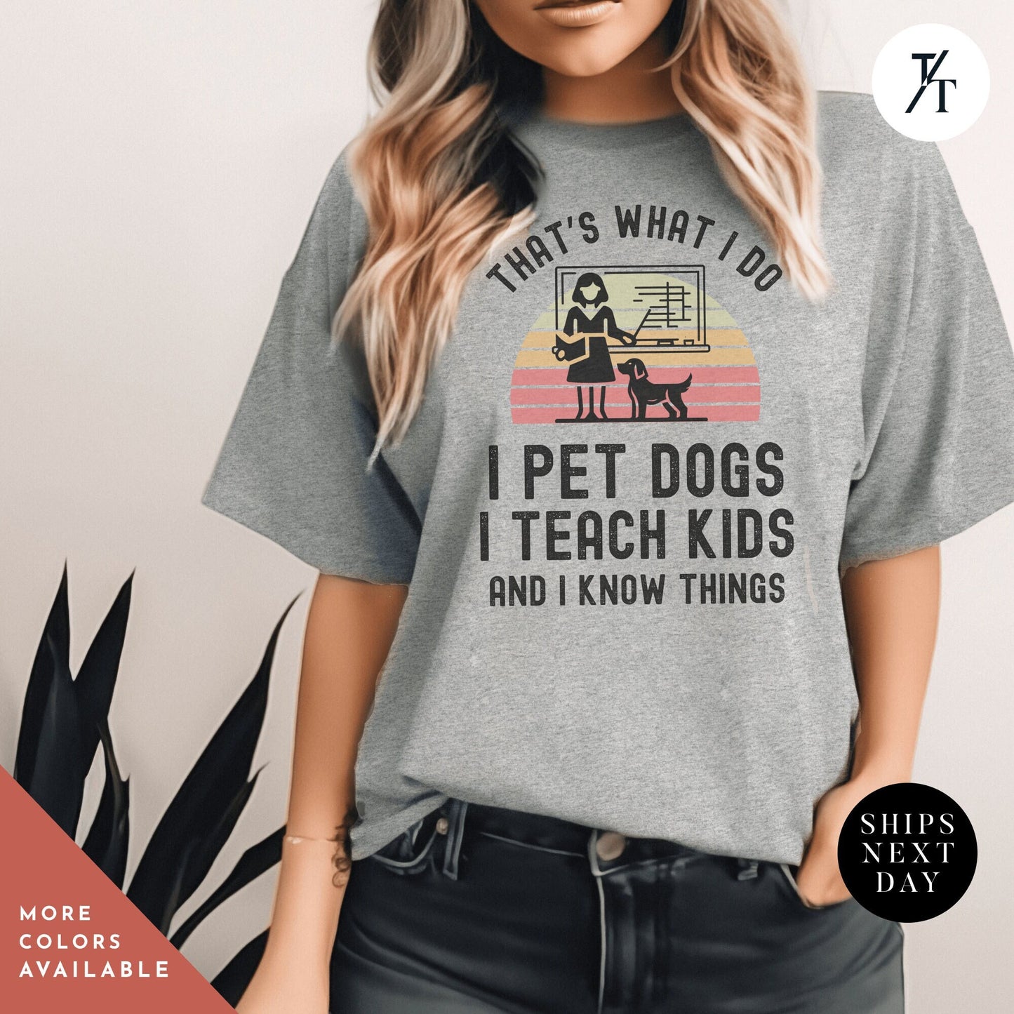 Dog Mom And Teacher shirt, Dog Lover Teacher tshirt, Back To School, Teaching pet Shirt, back to school tee, kindergarten, elementary