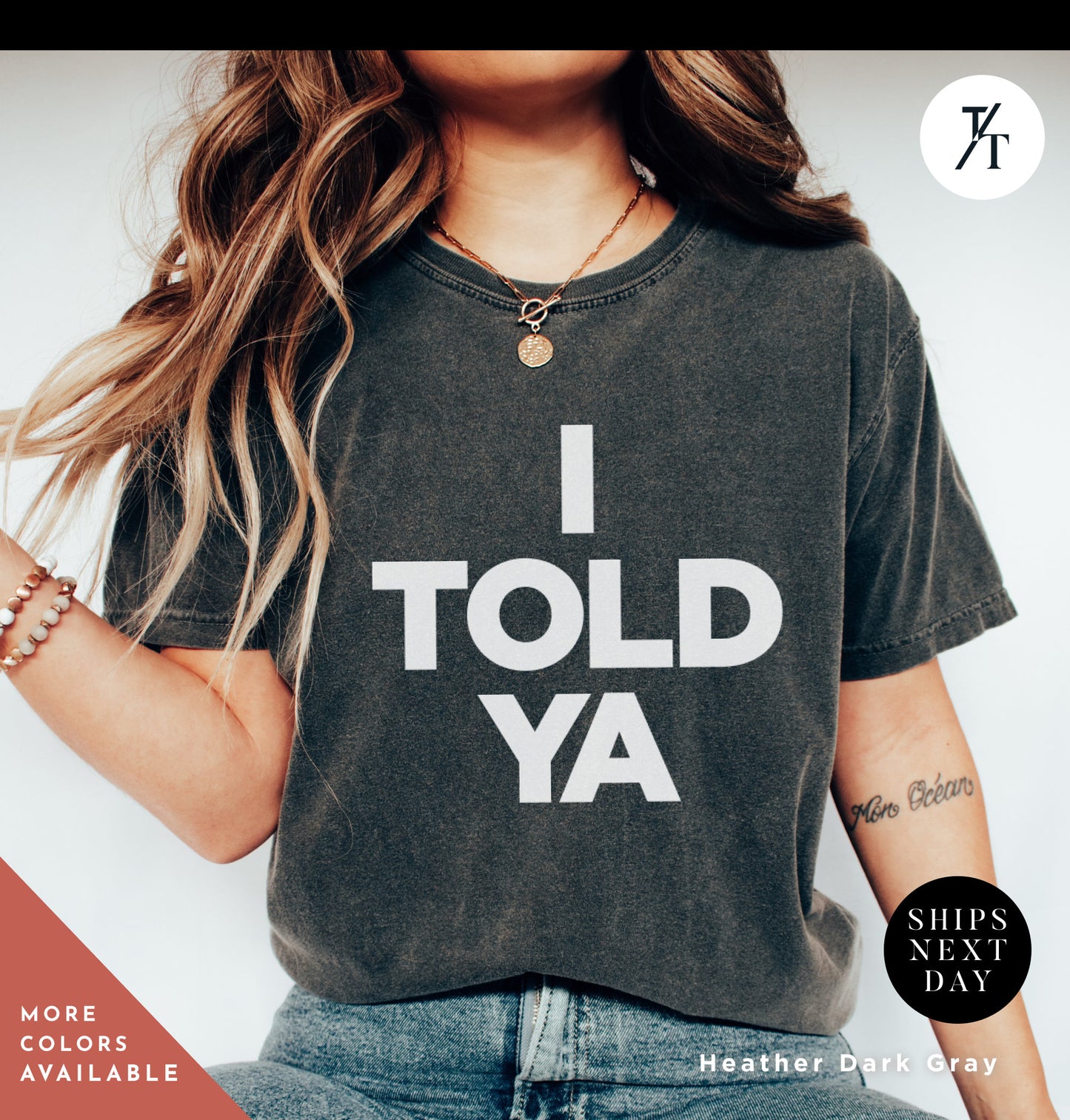 a woman wearing a t - shirt that says i told ya, Zendaya Challengers, Challengers Film, I Told Ya Tshirt, Meme Shirt, Zendaya Movie Shirt, Mike Faist, Zendaya Cosplay, I Told Ya T-Shirt, I Told You So Shirt, I Told Ya T Shirt,