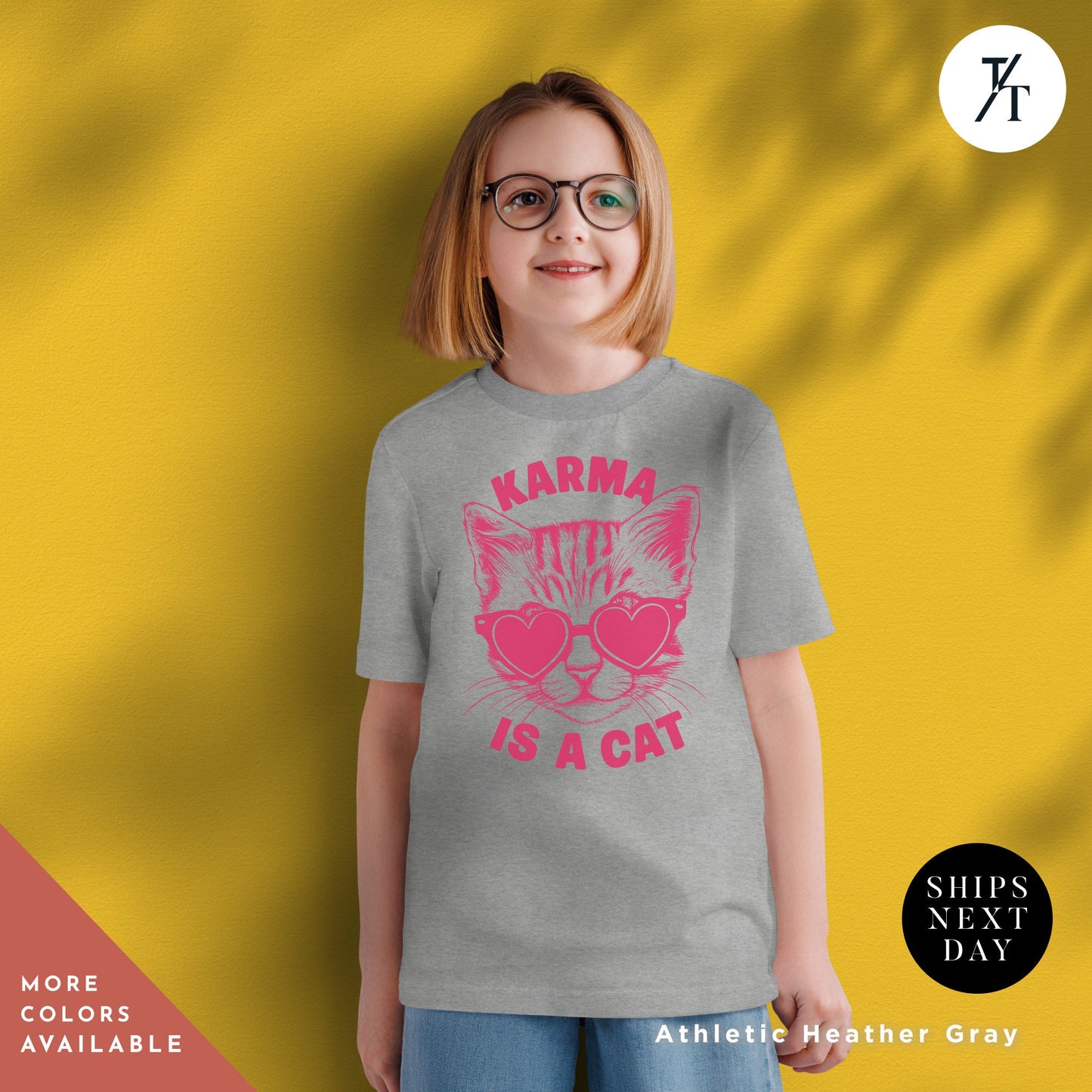 Karma Is A Cat Shirt, Kid Taylor Shirt, Eras Tour children's tee, Kids Swiftie tShirt, Little Swiftie tee, girls concert tShirt Youth