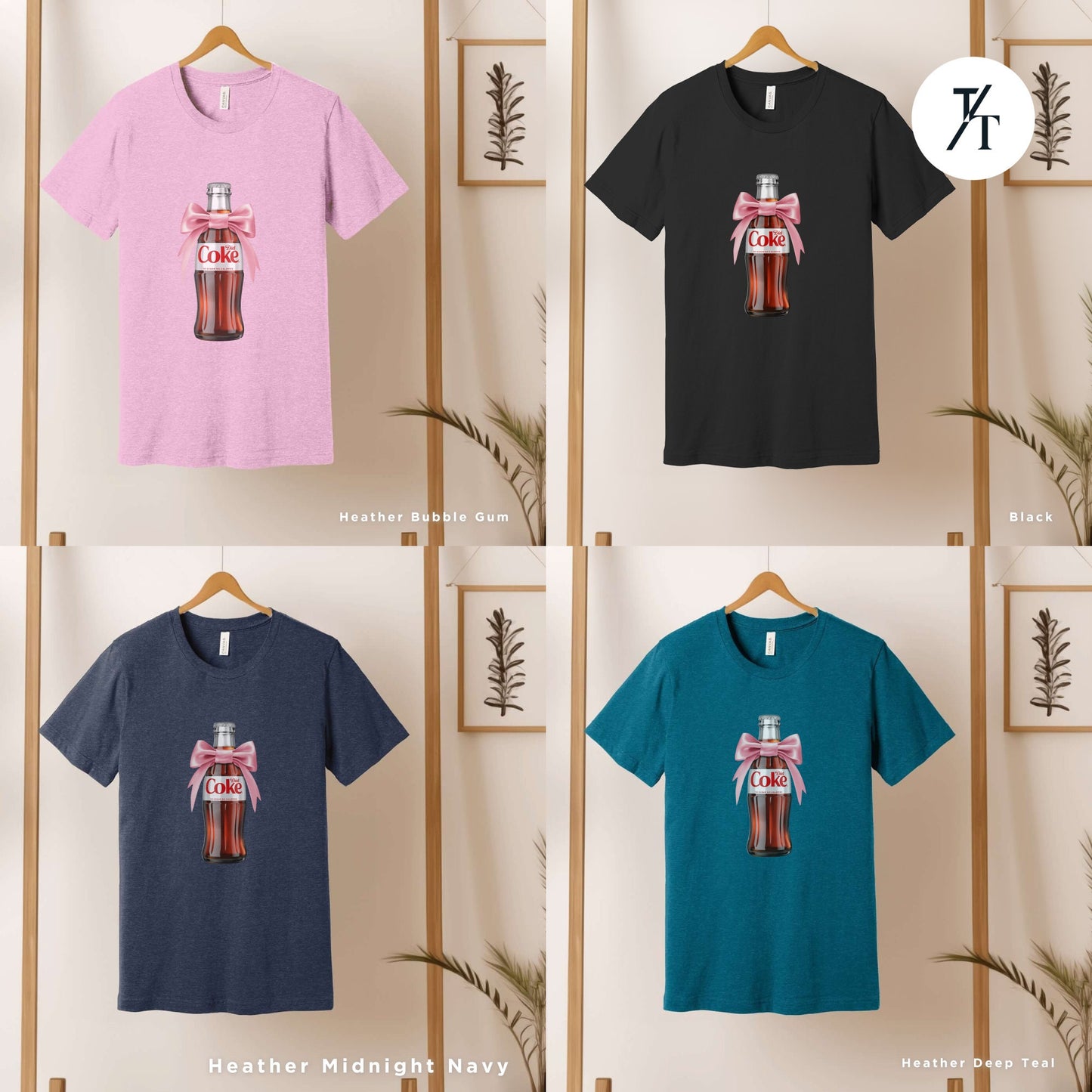 four t - shirts with a picture of a robot on them, i need diet coke, Diet Coke Shirt, Diet Coke Pink Bow Tshirt, Diet Coca Cola Shirt Diet Coke Lover, Trendy Tshirt, Gift For Her, Coca Cola