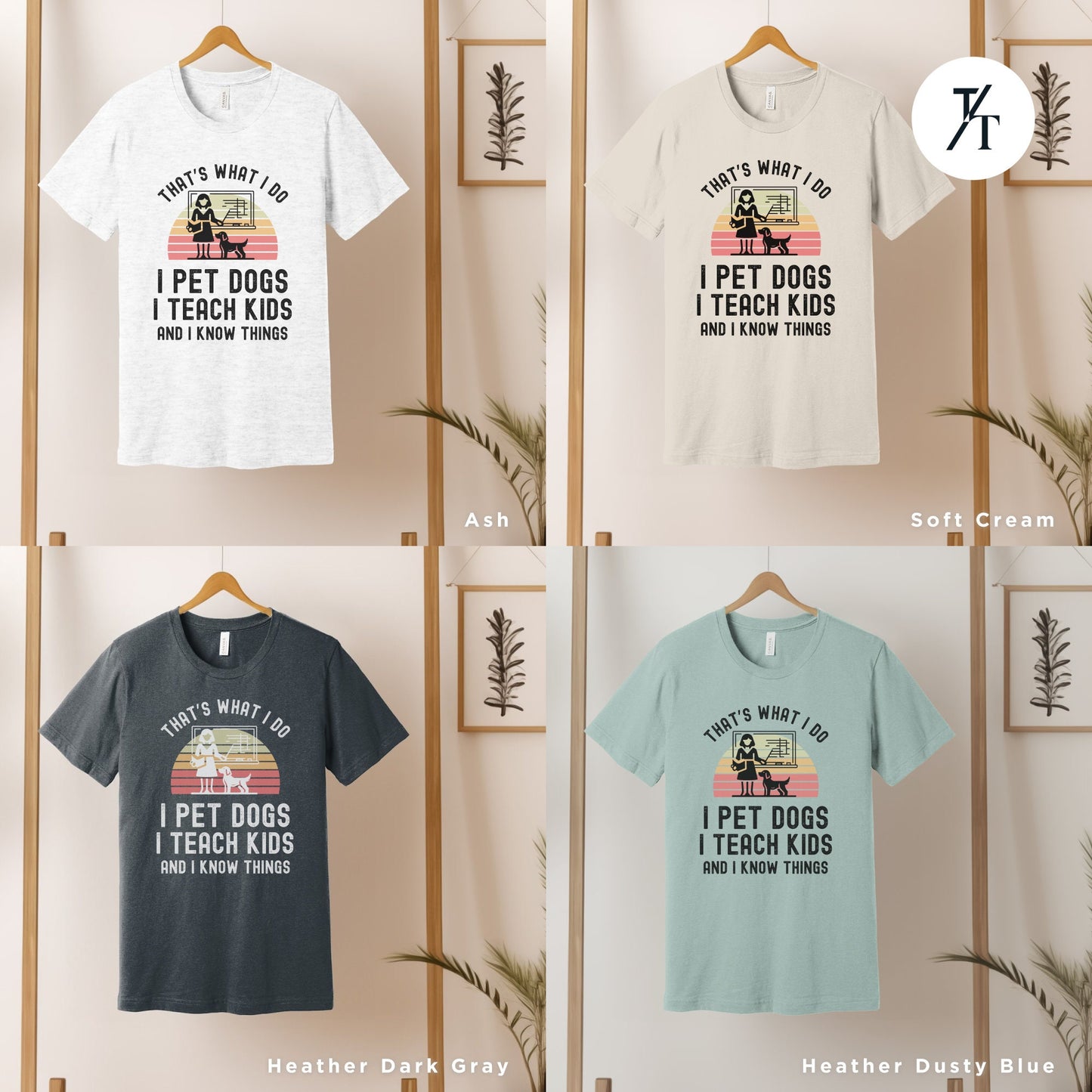 Dog Mom And Teacher shirt, Dog Lover Teacher tshirt, Back To School, Teaching pet Shirt, back to school tee, kindergarten, elementary