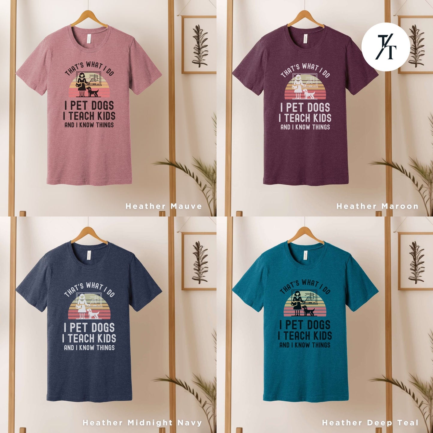 Dog Mom And Teacher shirt, Dog Lover Teacher tshirt, Back To School, Teaching pet Shirt, back to school tee, kindergarten, elementary