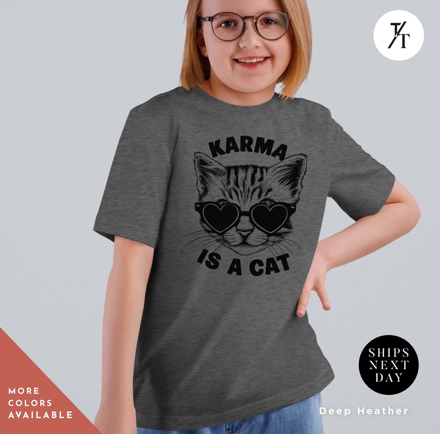 Karma Is A Cat Shirt, Kid Taylor Shirt, Eras Tour children's tee, Kids Swiftie tShirt, Little Swiftie tee, girls concert tShirt Youth
