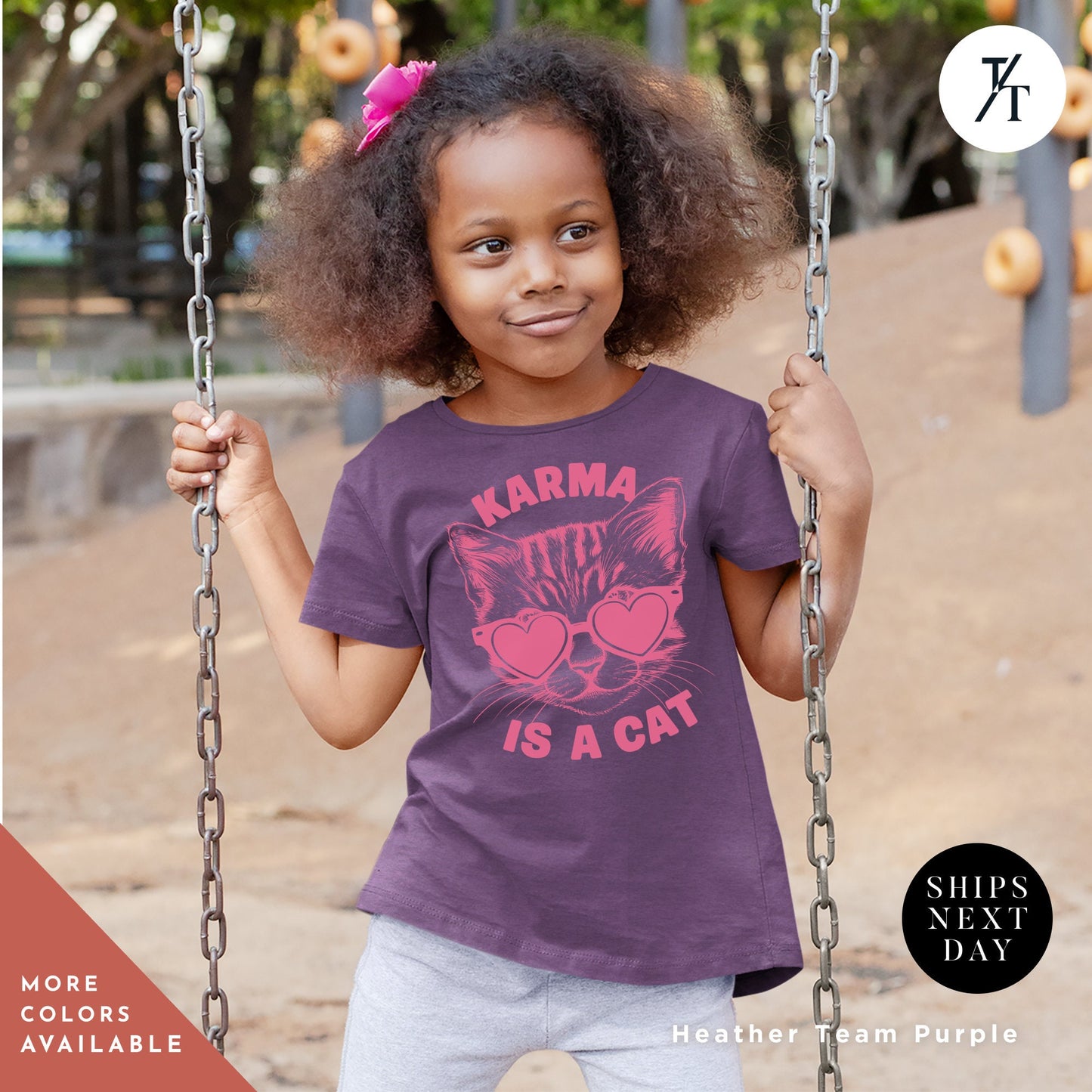 Karma Is A Cat Shirt, Kid Taylor Shirt, Eras Tour children's tee, Kids Swiftie tShirt, Little Swiftie tee, girls concert tShirt Youth
