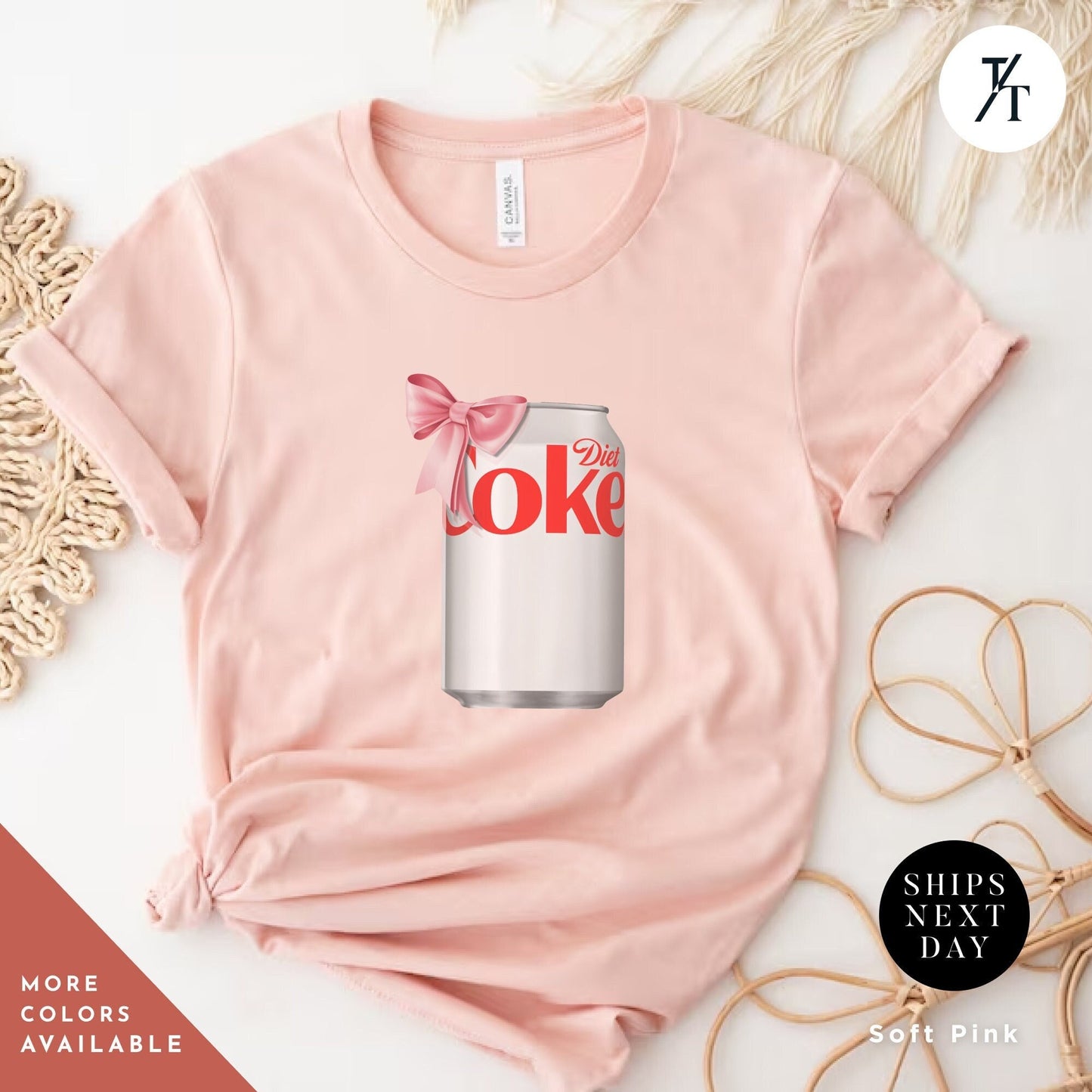 a pink shirt with a pink bow on a can of diet coke, I need diet coke, Diet Coke Shirt, Diet Coke Pink Bow Tshirt, Diet Coca Cola Shirt Diet Coke Lover, Trendy Tshirt, Gift For Her, Coca Cola