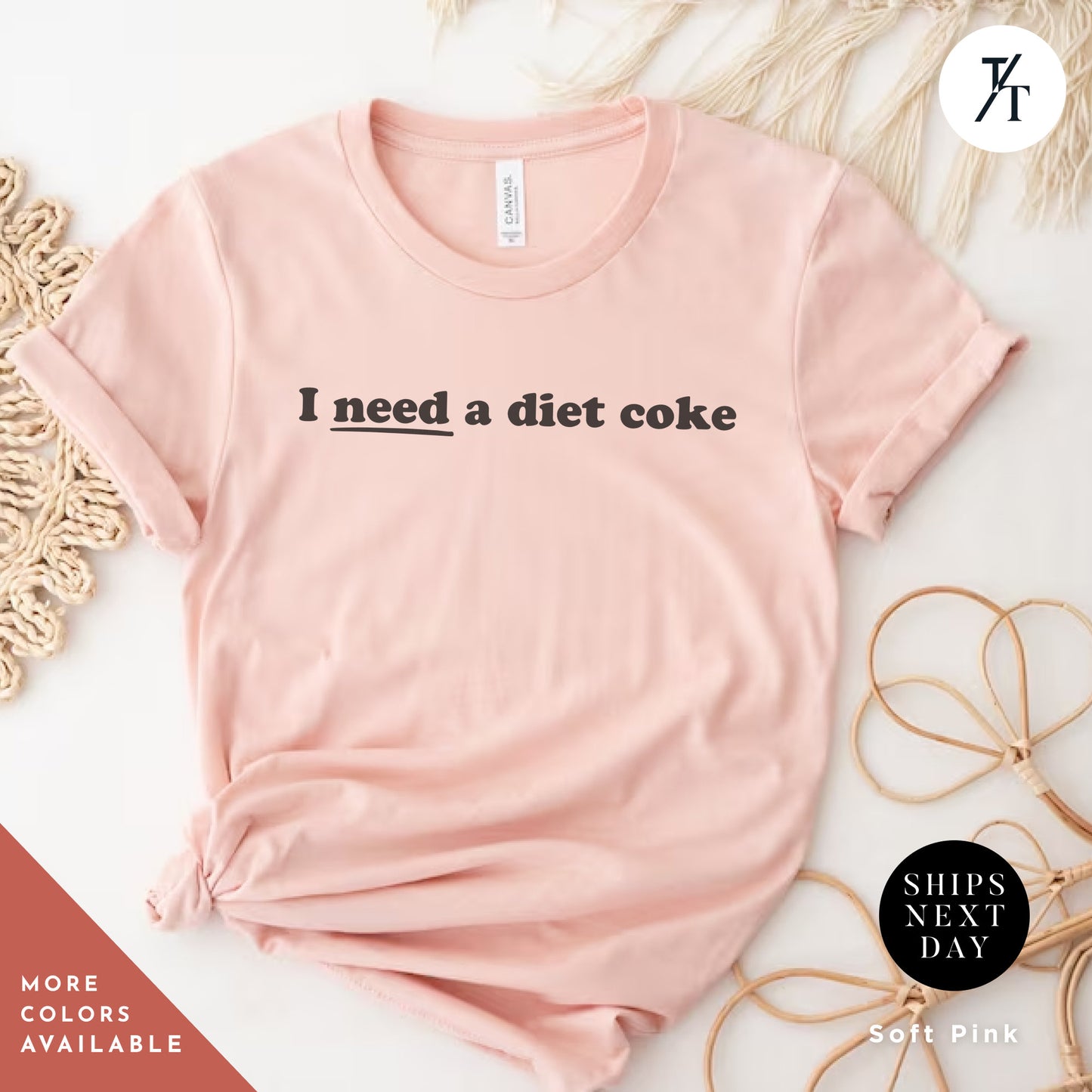 a pink shirt that says i need a diet coke, I need diet coke, Diet Coke Shirt, Diet Coke Pink Bow Tshirt, Diet Coca Cola Shirt Diet Coke Lover, Trendy Tshirt, Gift For Her, Coca Cola
