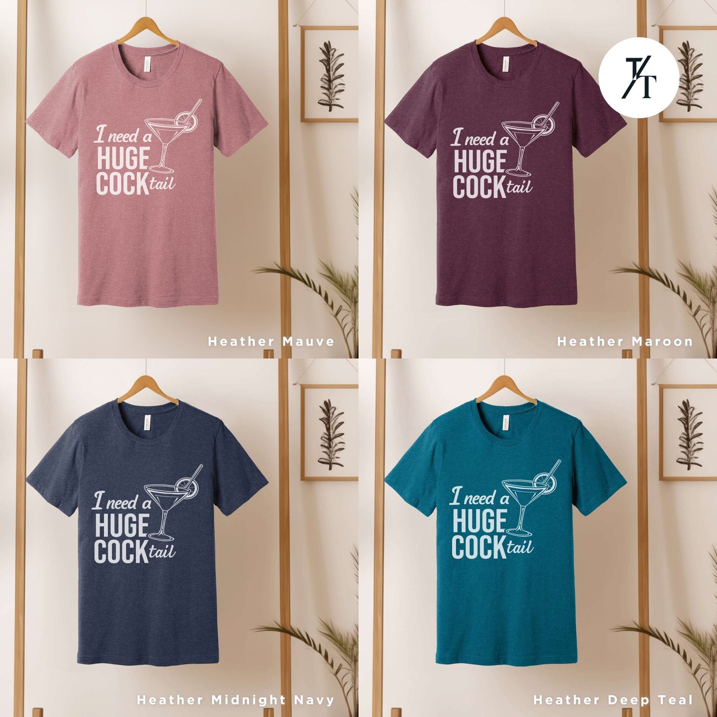 six t - shirts that say i need a huge cocktail, Funny Drinking Shirt, i need a huge cocktail shirt, funny adult humor drinking tshirt, Hilarious Bartender tShirt, Ladies cocktail tee