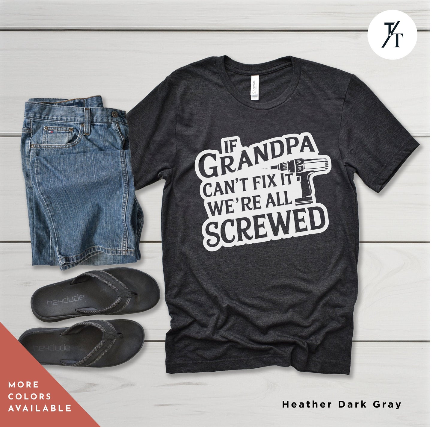 a t - shirt that says grandpa can't fix we're all screwed, grandpa shirt if grandpa can't fix it we are all screwed shirt fathers day gift grandpa gift funny shirt gift for grandpa my grandpa tee