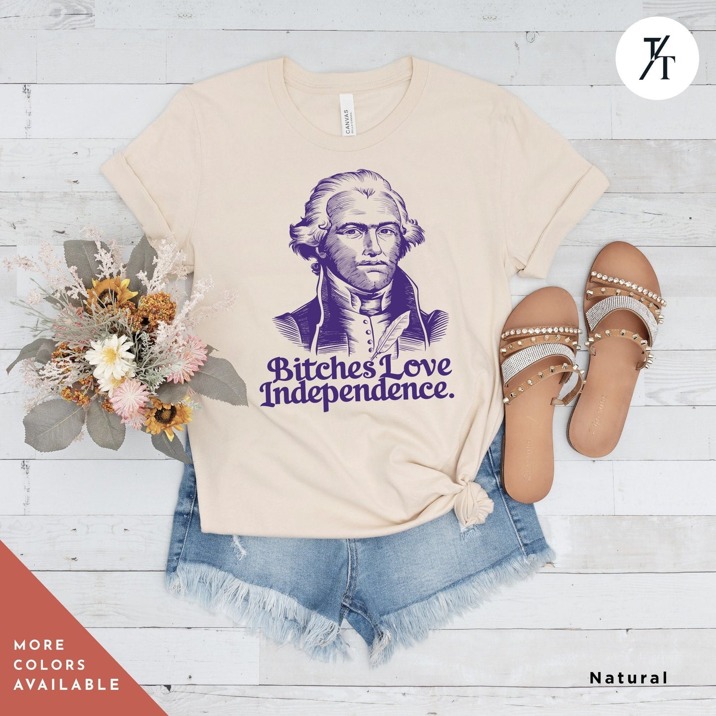 a t - shirt that says bitches love independence, bitches love independence t-shirt, Funny 4Th Of July, Independence Day, Funny Unisex 4Th Of July Shirt, Thomas Jefferson, George Washington