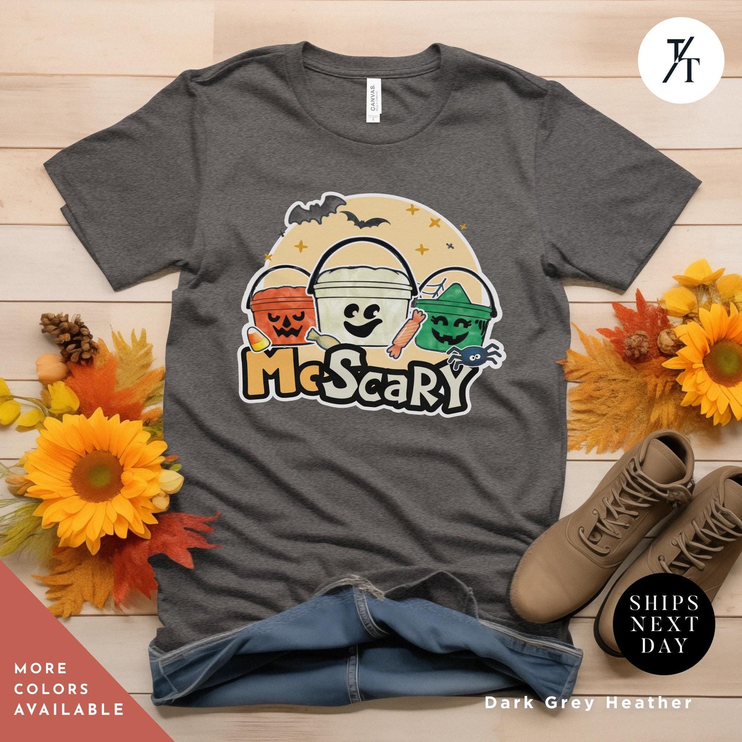 a t - shirt with the words it scary on it
