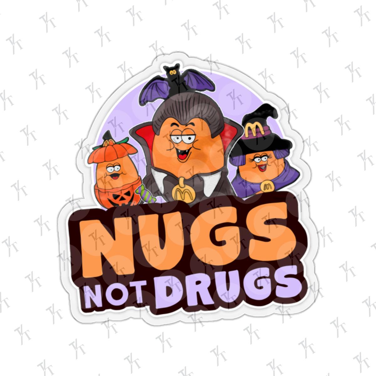 Halloween Sticker, Retro Halloween Nuggets, Vintage McDonalds Nostalgia Die Cut Stickers Vinyl Planner Laptop Sticker, Water Bottle Stickers