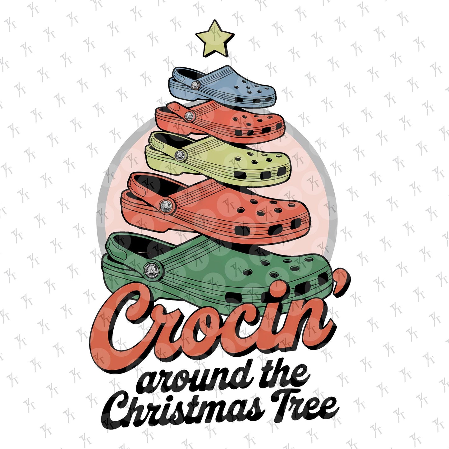 crocin around the christmas tree, crocin around the christmas tree sticker Stocking Stuffer Crocin Around Tree, Water Bottle Decal, Funny Quote Stickers, Laptop Decals Gift