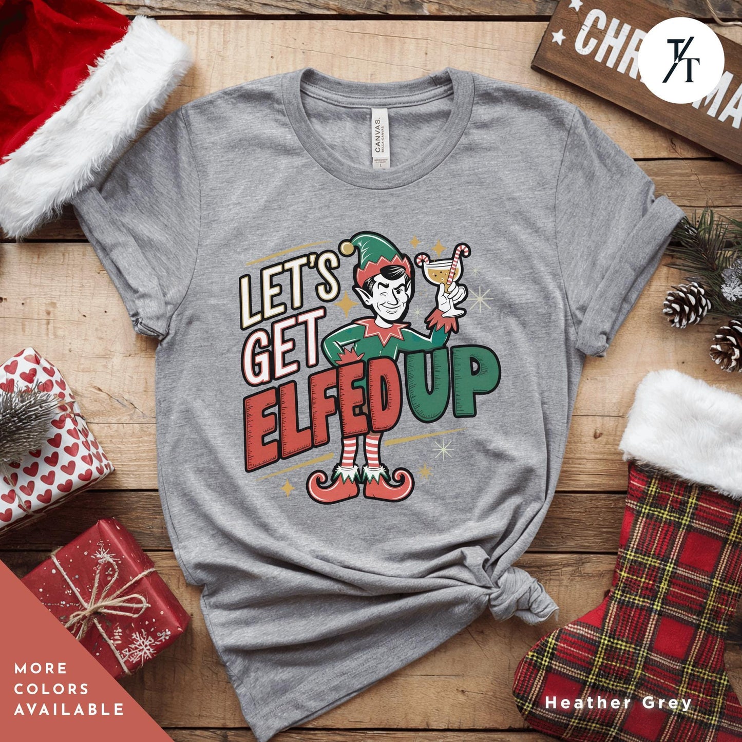 a t - shirt that says let's get elfed up, Lets Get Elfed up shirt Christmas Elf Shirt Let'S Get Elfed Up Funny Christmas Party Adult Drinking Humor Elf Shirt, Holiday Party Shirts