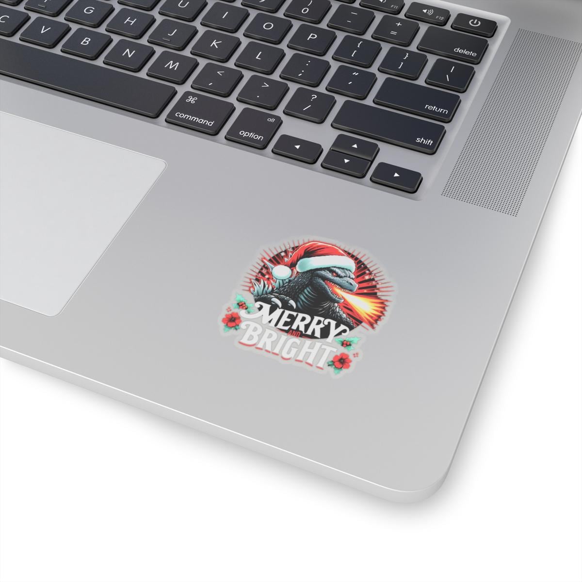 Vinyl decal godzilla christmas Godzilla Sticker, Laptop Sticker, Godzillas Vinyl Decal, Mothra Godzillas Decor, Kaiju Water Bottle Stickers