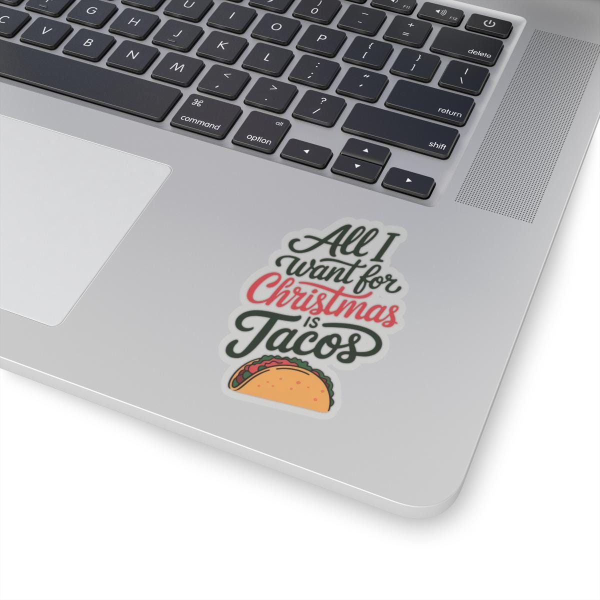 christmas taco sticker, Stocking Stuffer, Water Bottle Sticker, Taco Lover Gift, Food Stickers, Christmas Gift Idea, Tacos Stickers