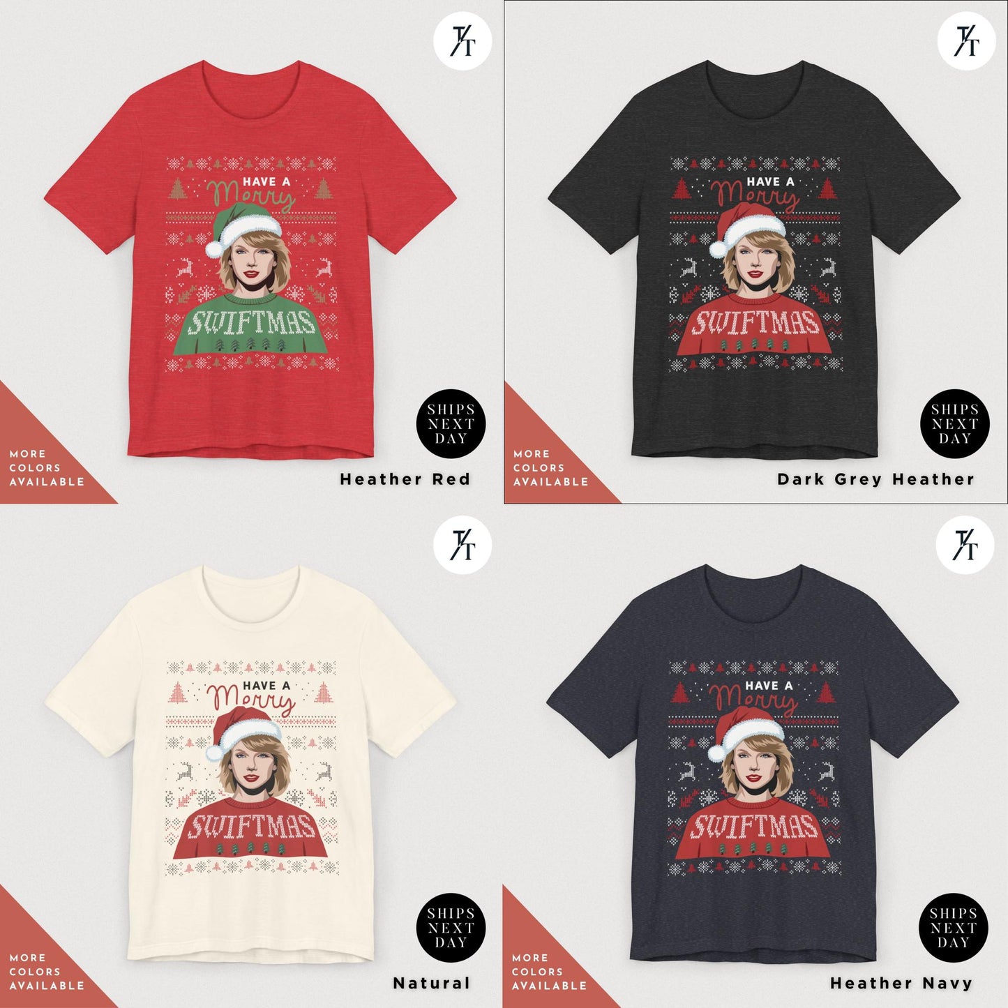 four t - shirts with ugly sweatshirt Have a Merry Swiftmas Taylor Xmas Shirt Swiftie Christmas Gift For Swifties shirt, Merry Swiftmas Shirts The Eras Tour, Taylor Xmas