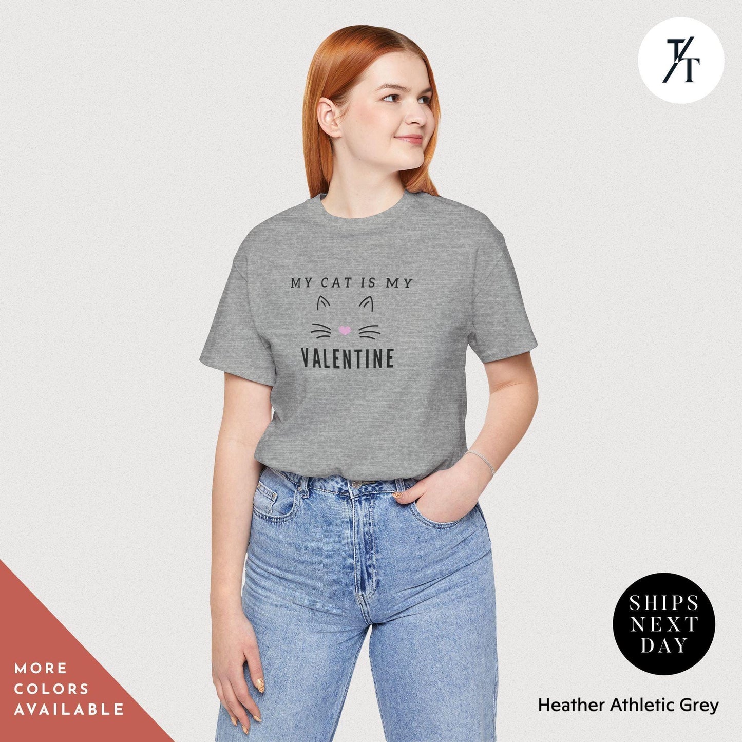 Cat Mom Shirt | Valentine'S Day Shirt | Fur Mama For Life, My Cat Is My Valentine Shirt, My Dog Is My Valentine Shirt, Funny Valentine Tee