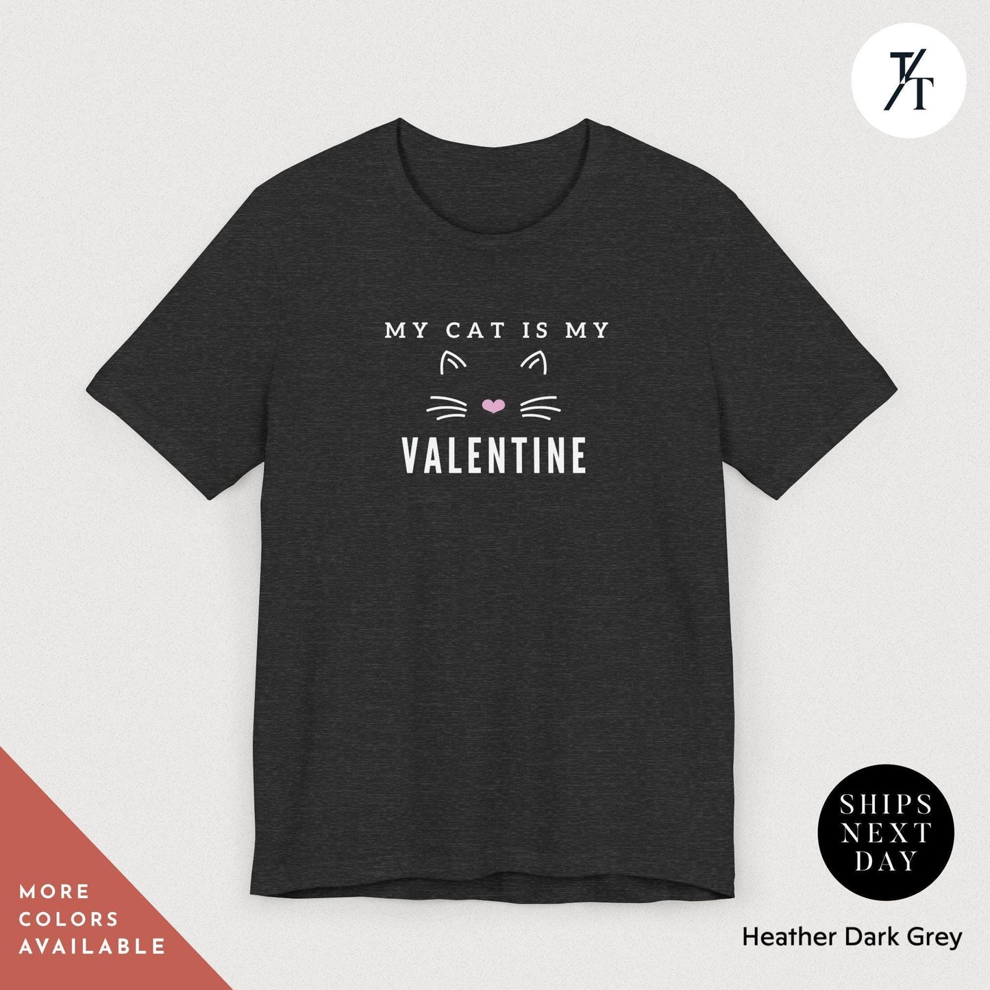 Cat Mom Shirt | Valentine'S Day Shirt | Fur Mama For Life, My Cat Is My Valentine Shirt, My Dog Is My Valentine Shirt, Funny Valentine Tee