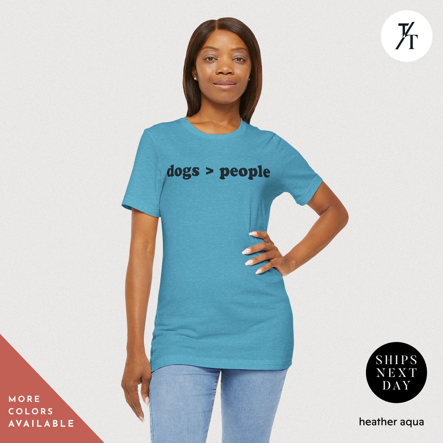 a woman wearing a t - shirt that says dogs are greater than people, Dogs are Greater Than People Shirt, Gift For Dog Lover, Dogs Over People tee, Gifts For Dog Mom, Funny Shirt For Women, Animal Lover Shirts