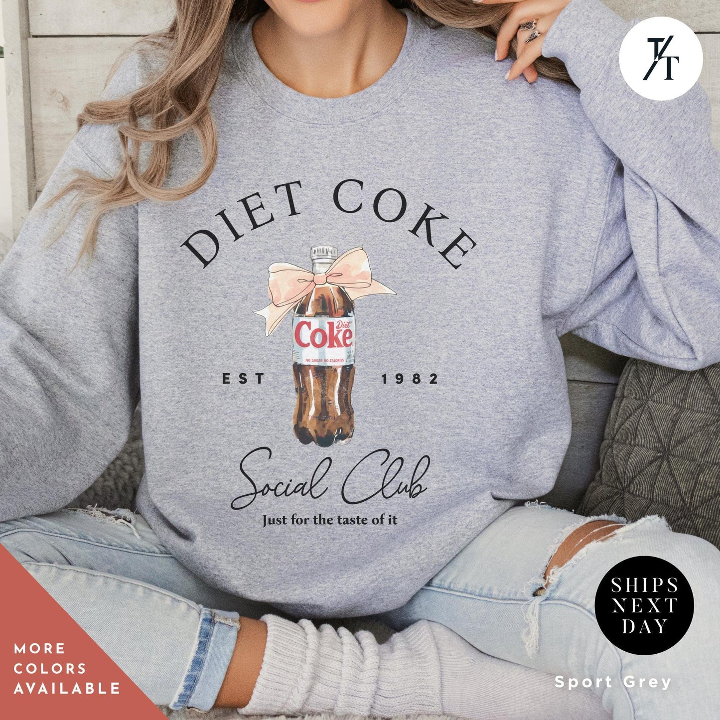 diet coke social club, Diet Coke Sweater Gift For Her, Coquette Sweatshirt, Coca Cola Coquette Shirt, Streetwear Sweater
