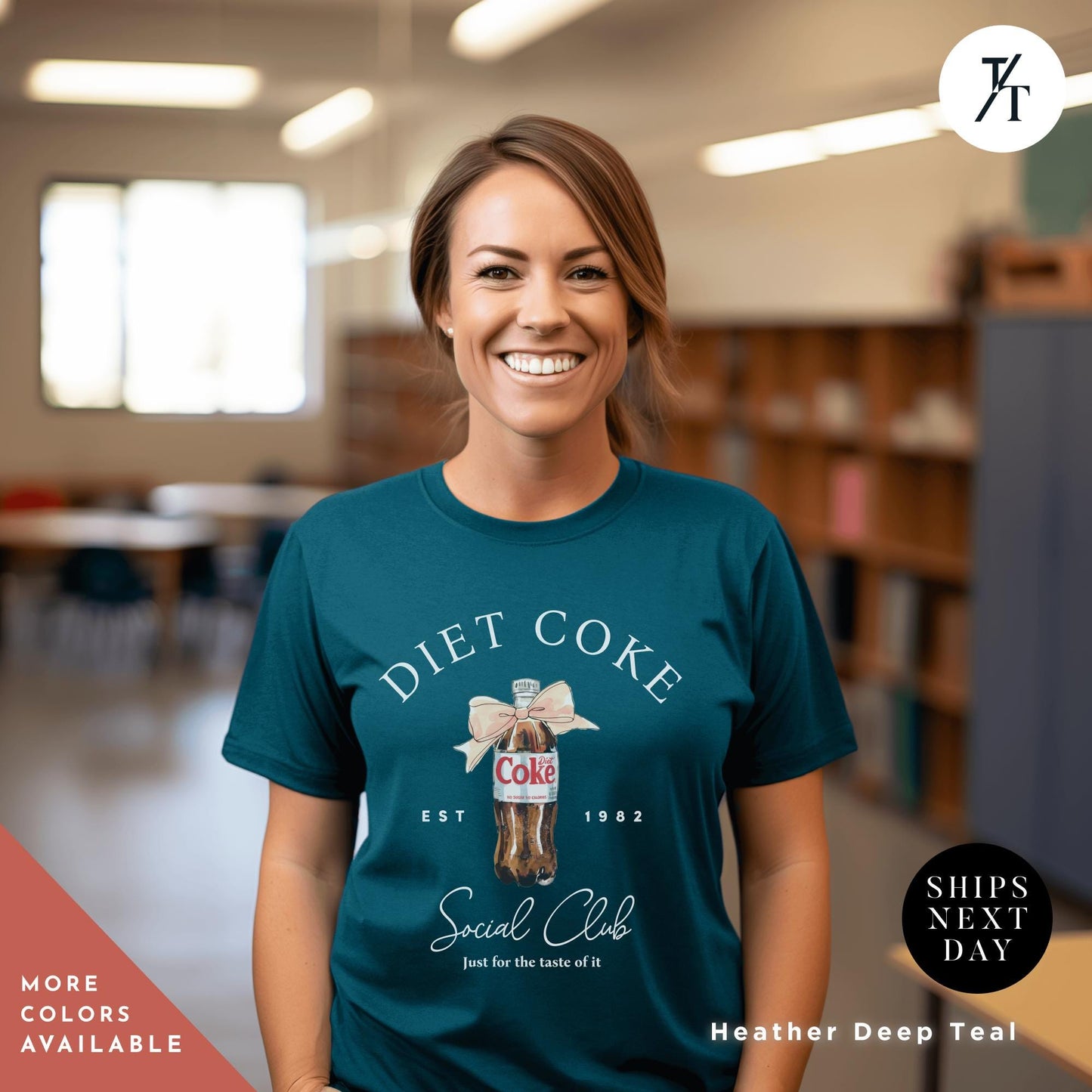 I Love Diet Coke Shirt, diet coke with ribbon social club shirt, Gift For Her, Coca Cola Crewneck, Trendy Funny Mom Shirts, Soda Shirts