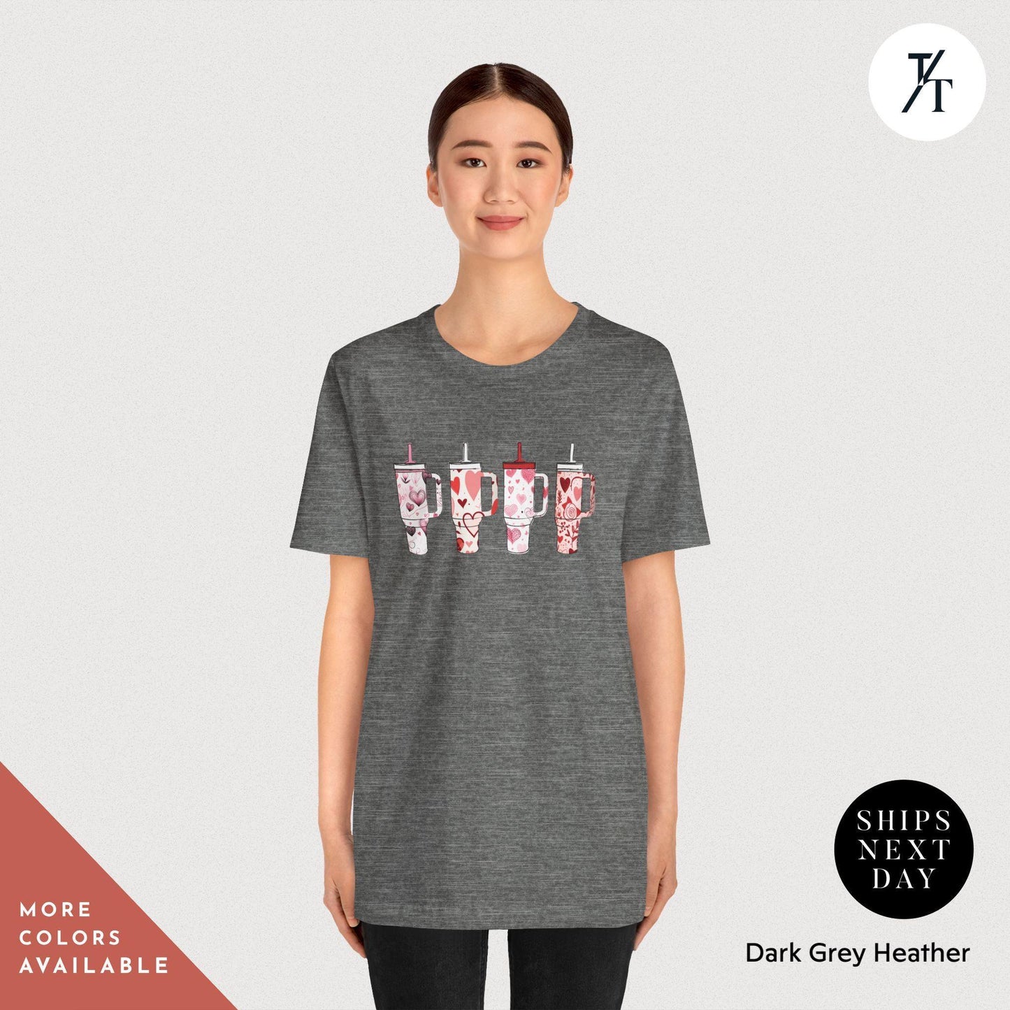 Ocd Stanley Tumbler Valentine, Candy Heart Stanley Tumbler Shirt, Holiday Love, Retro Valentine, Valentine t-Shirt, Obsessive Cup Disorder