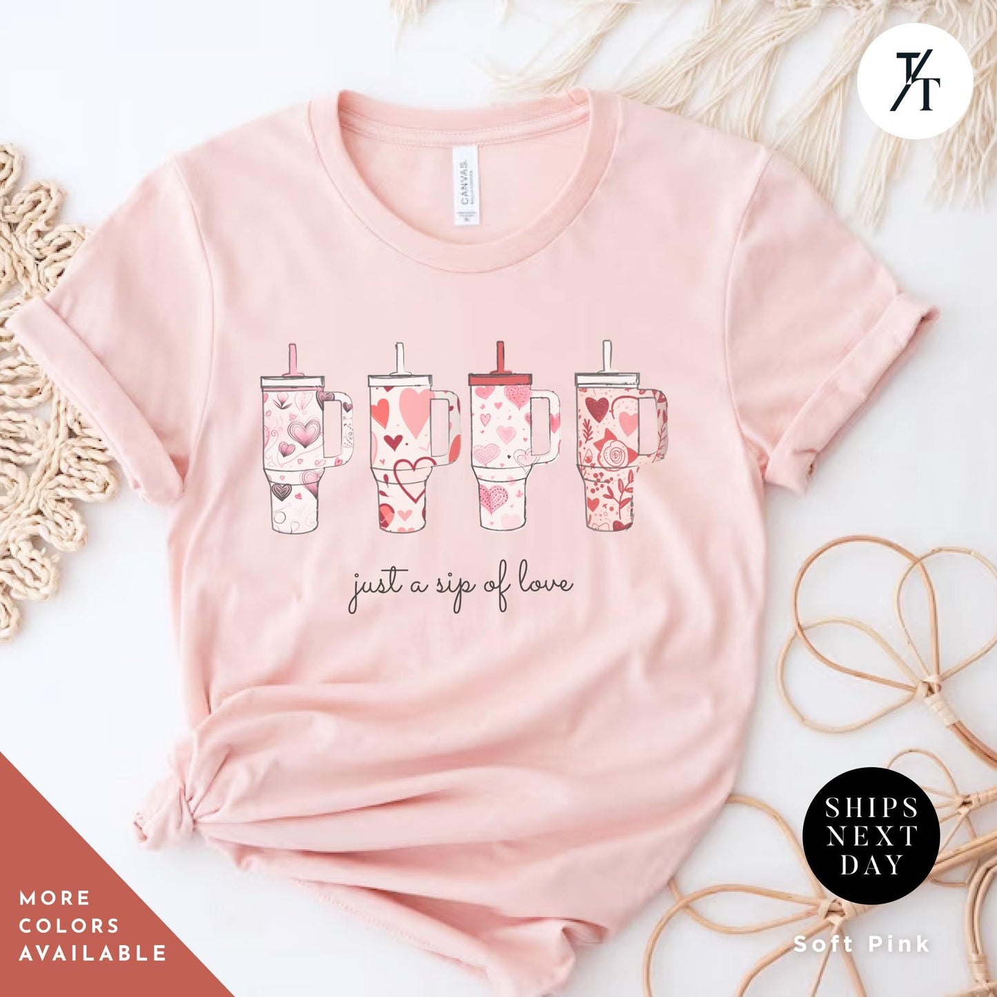 Stanley Cup Valentines Day Shirt, Funny Retro Valentine Stanley Gift for Her, Tumbler Cup Shirt Cute Valentines Day Sweater