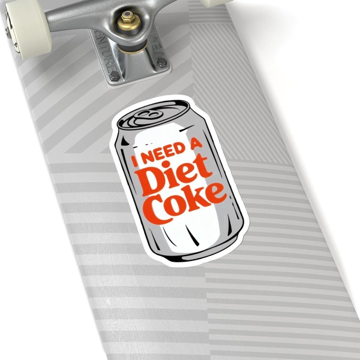 I need Diet Coke Bow Sticker, Diet Coke Sticker, Laptop Stickers, Perfect for Tumbler or Water bottle - Waterproof, Trendy Vinyl Decal.