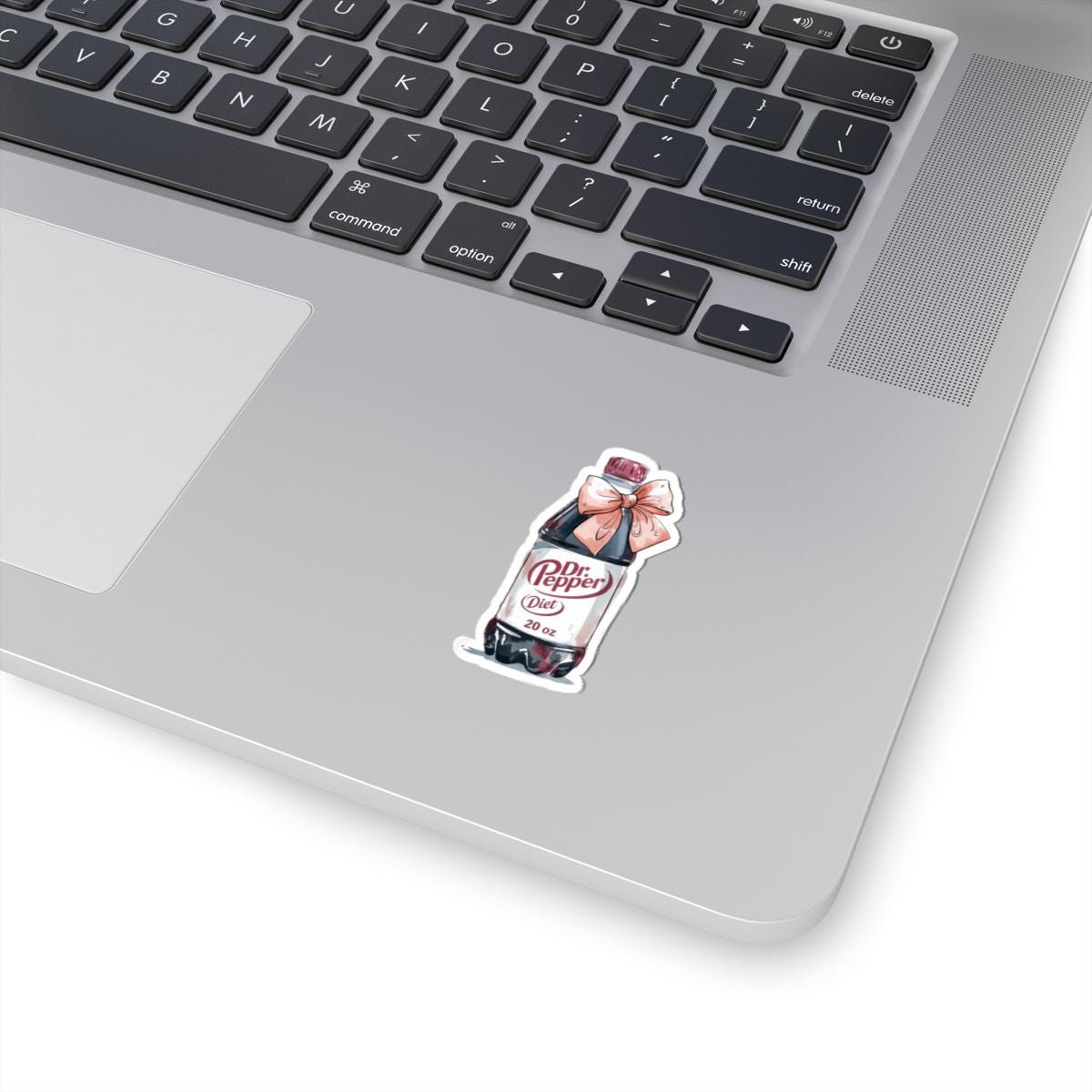 Diet Dr Pepper Sticker, Coquette Pink Bow Diet Dr Pepper Gift, Laptop Stickers, Water Bottle Sticker, Waterproof Decal Hydroflask Stickers