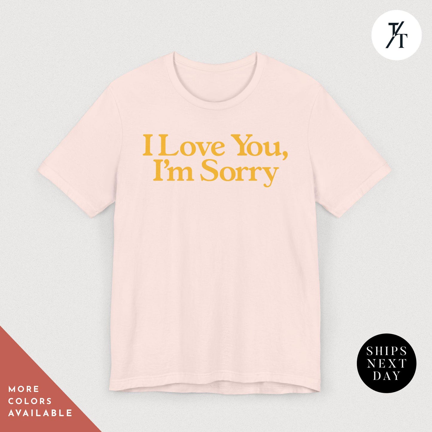 I Love You I'm Sorry by Gracie shirt, Gracie Abrams, I Love You, The Secret Of Us Album, Music Abrams Tee, Lyric Inspired, Fan Merch