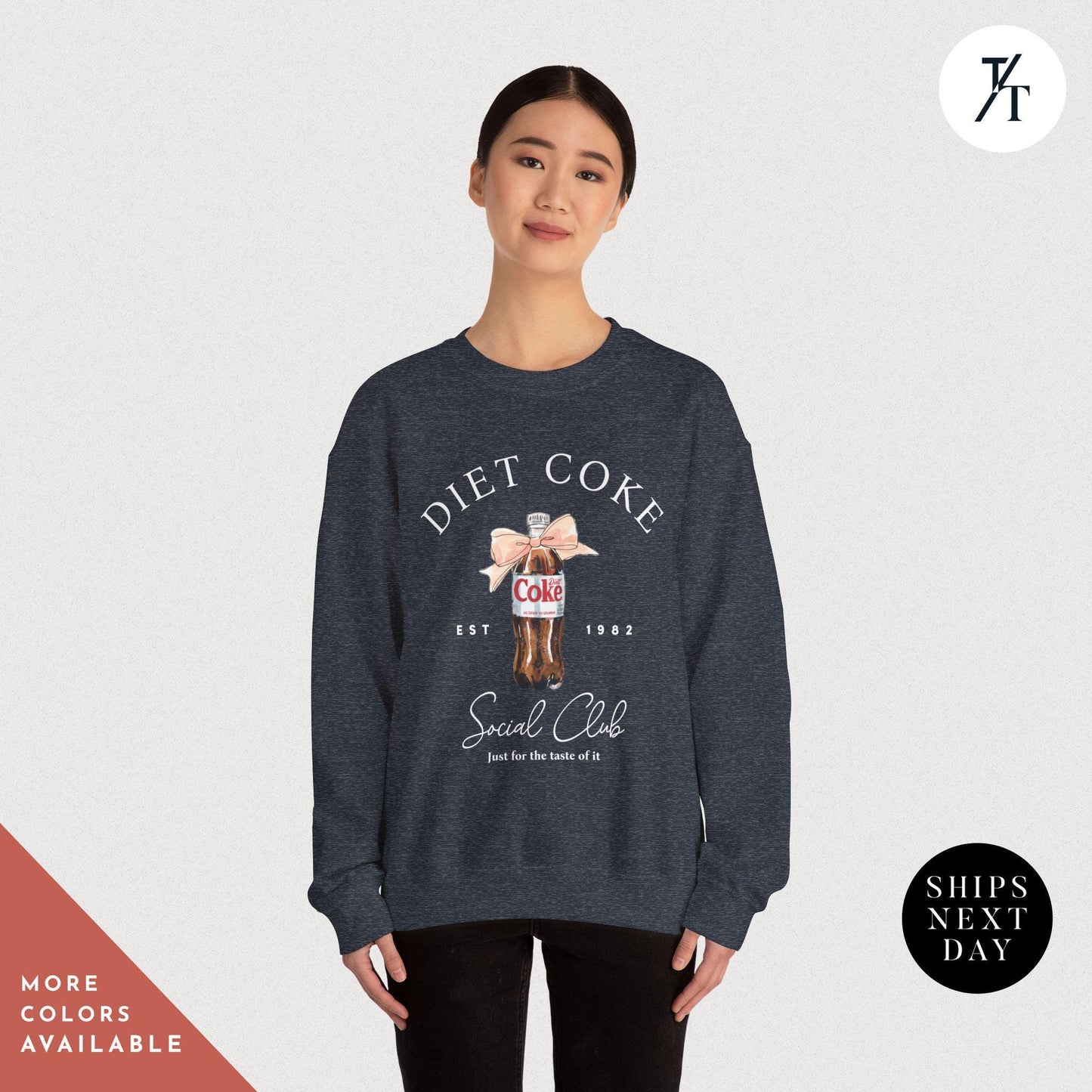 diet coke social club, Diet Coke Sweater Gift For Her, Coquette Sweatshirt, Coca Cola Coquette Shirt, Streetwear Sweater
