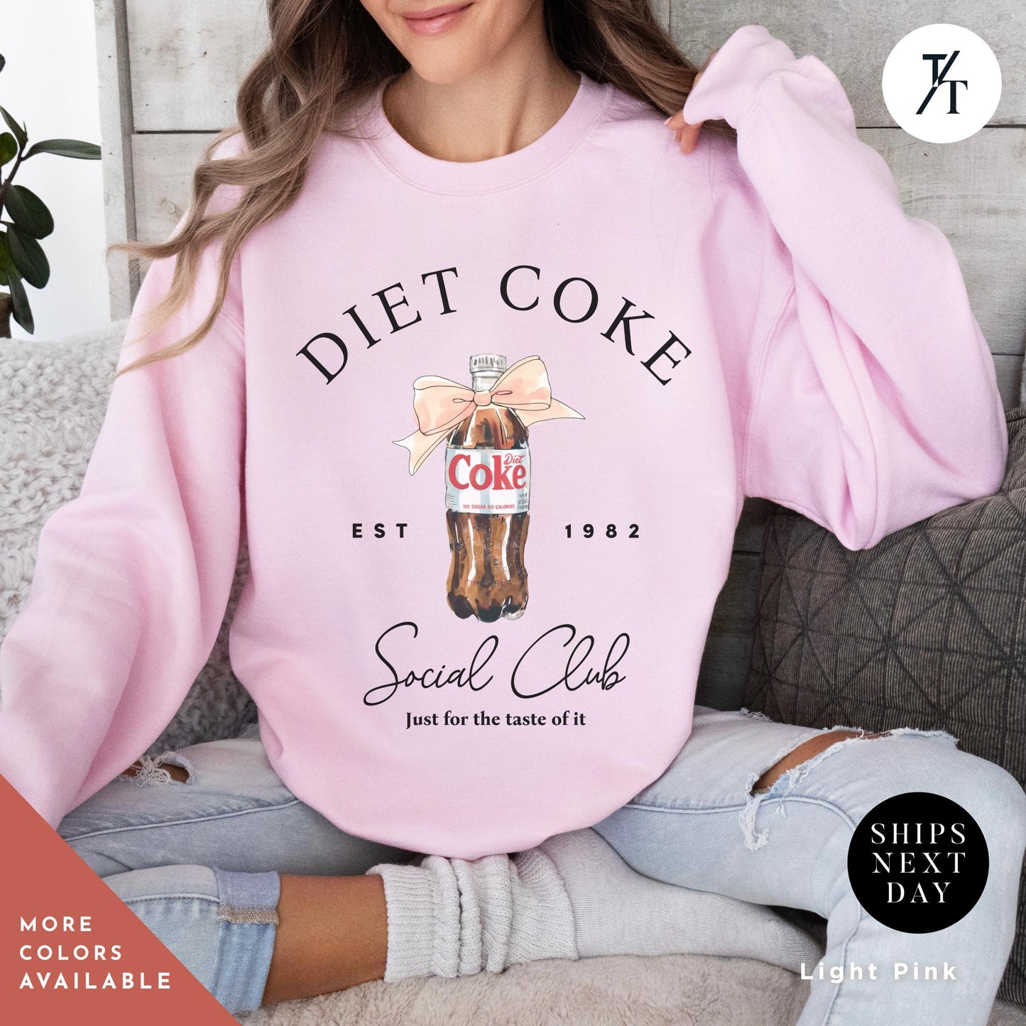 diet coke social club, Diet Coke Sweater Gift For Her, Coquette Sweatshirt, Coca Cola Coquette Shirt, Streetwear Sweater