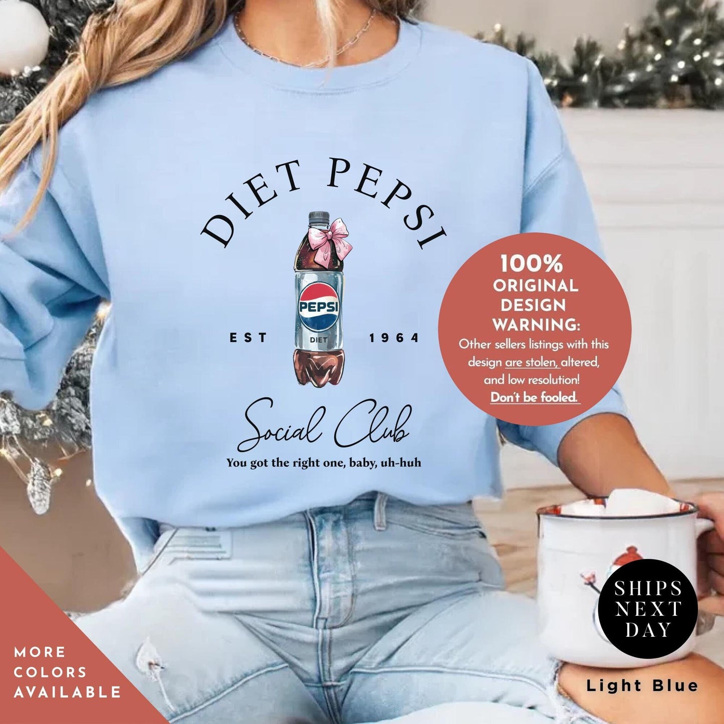 I need a diet pepsi sweatshirt, Coquette Bows Soda Lover Sweatshirt, Trendy Soda Tee, Diet Pepsi Crewneck, Coca-Cola Soda Lovers Tee