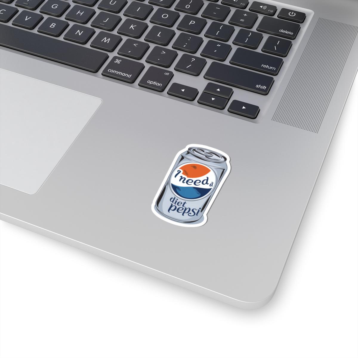 Cute Diet Pepsi Sticker - Waterproof Soda Sticker - Trendy Hydroflask Decal - Perfect Gift for Diet Pepsi Lovers, Decal for water bottle