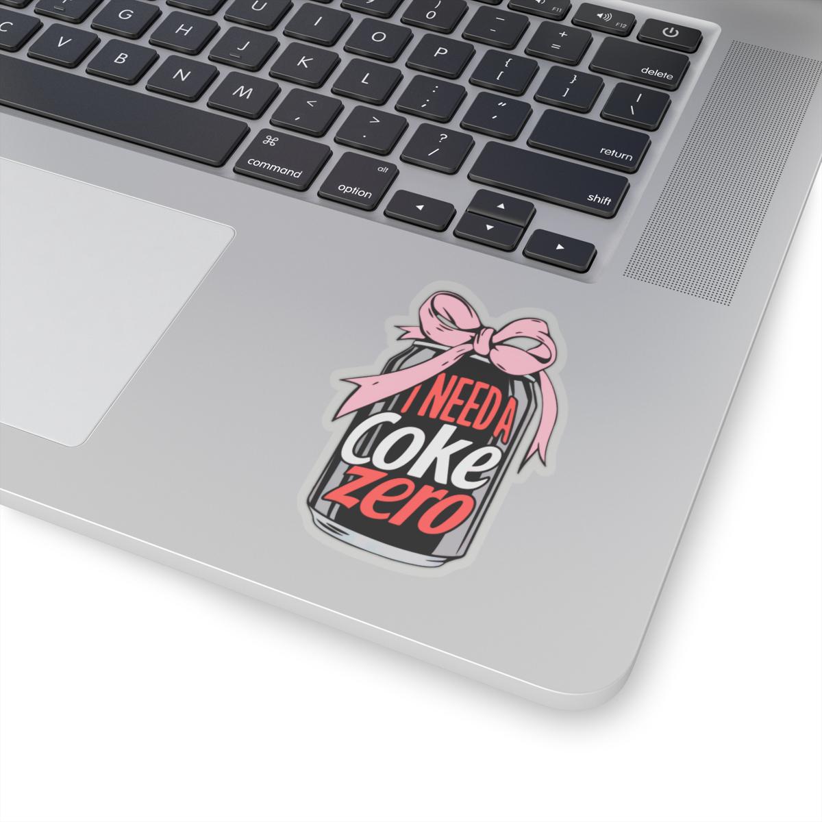 I need a Coke Zero Sticker, Laptop Sticker, Coke Zero Gift, Water Bottle Stickers, Diet Coke Stickers, Waterproof Diet Soda Vinyl Decal